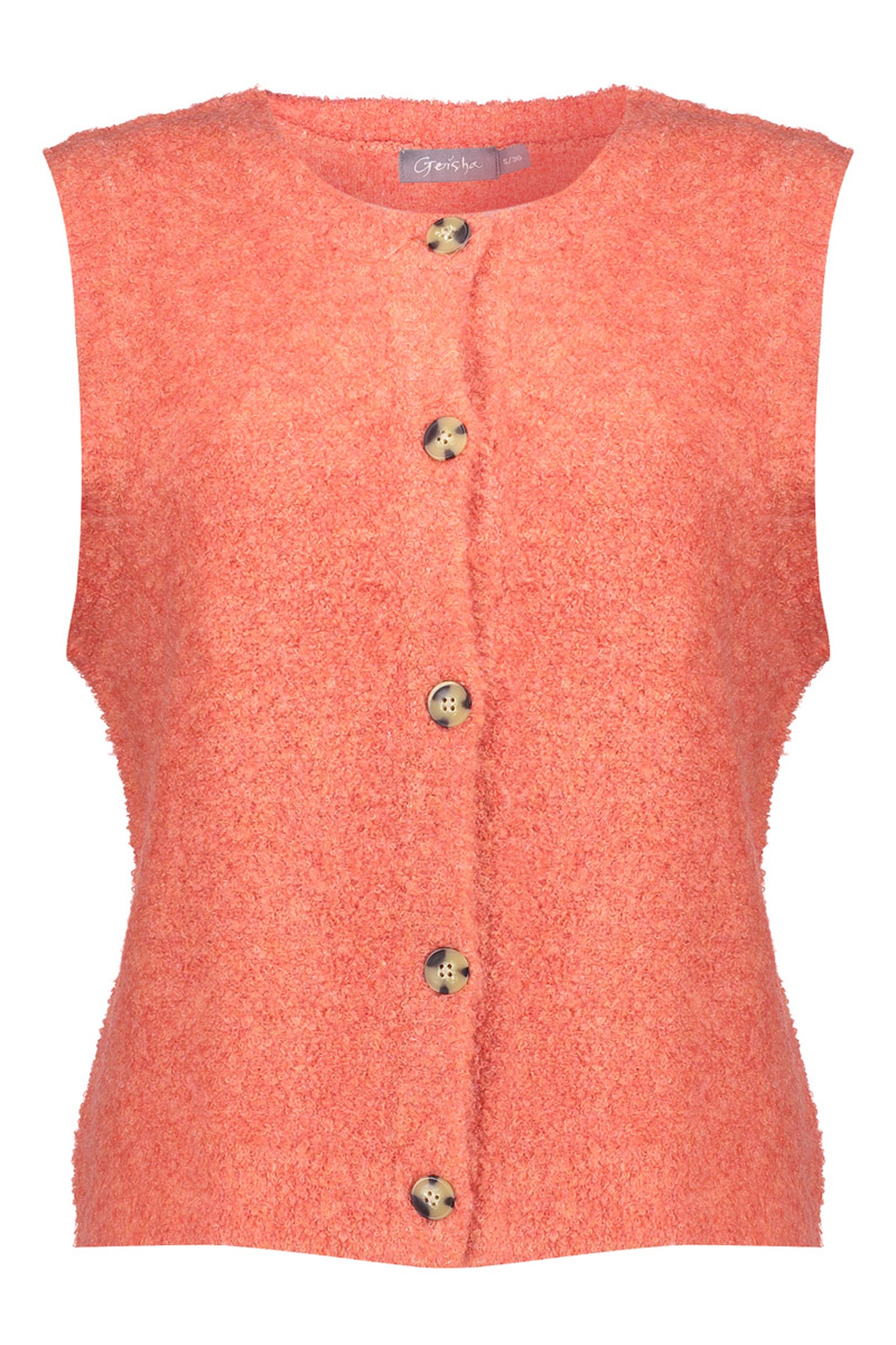 Geisha Spencer Boucle Salmon Maat: M | Truien Outlet | Dames | Blauw