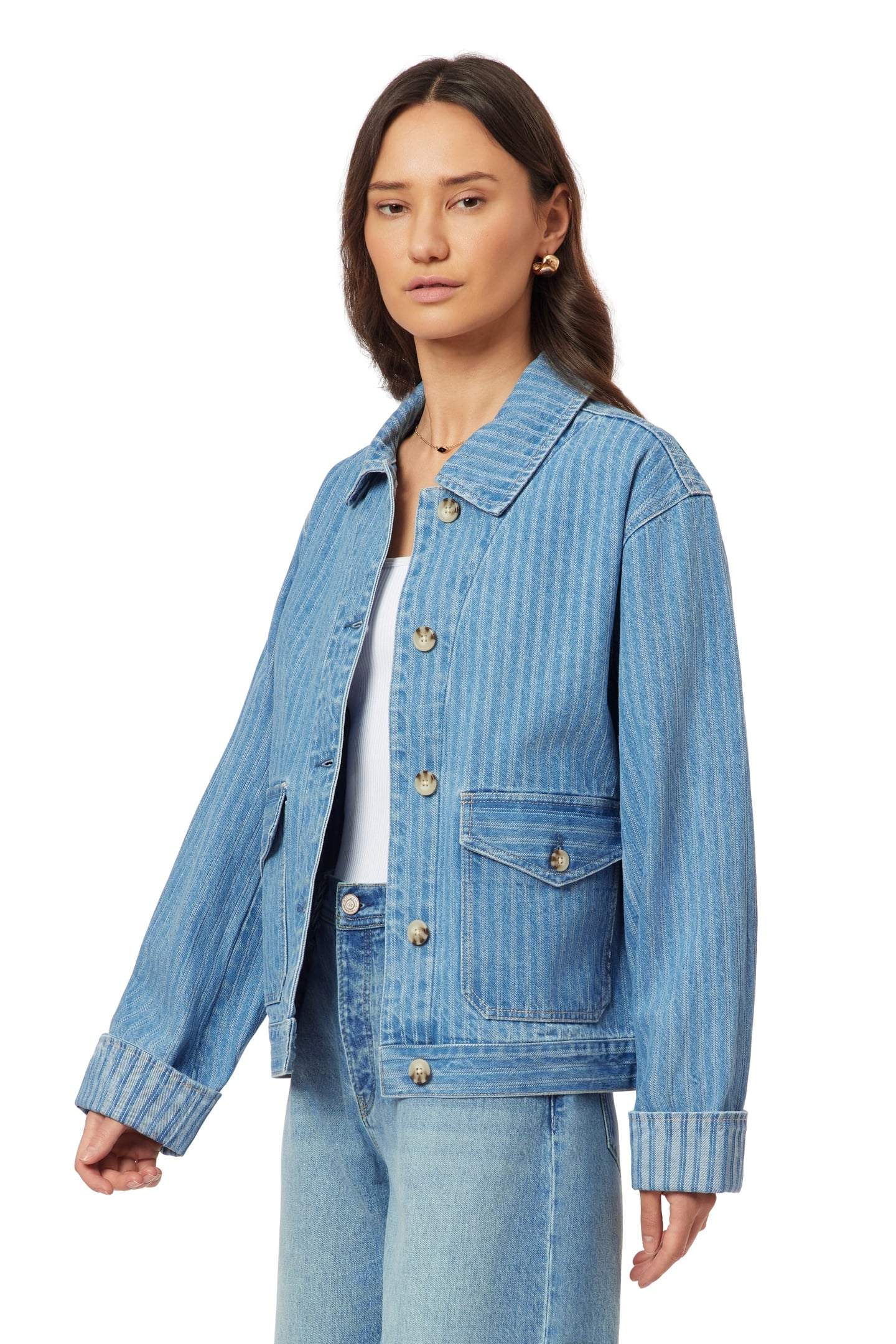 CROP CHORE JACKET SAG HARBOR 3