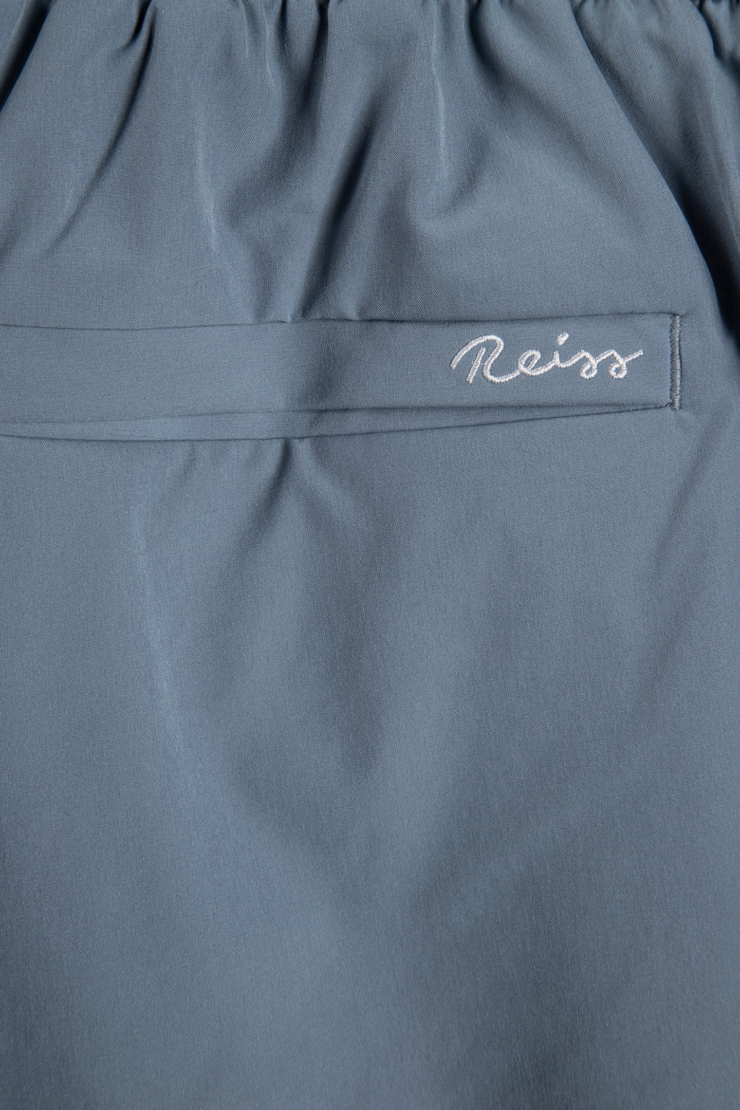 SWIM SHORT WITH PIPING AIRFORCE BLUE/WHITE 4