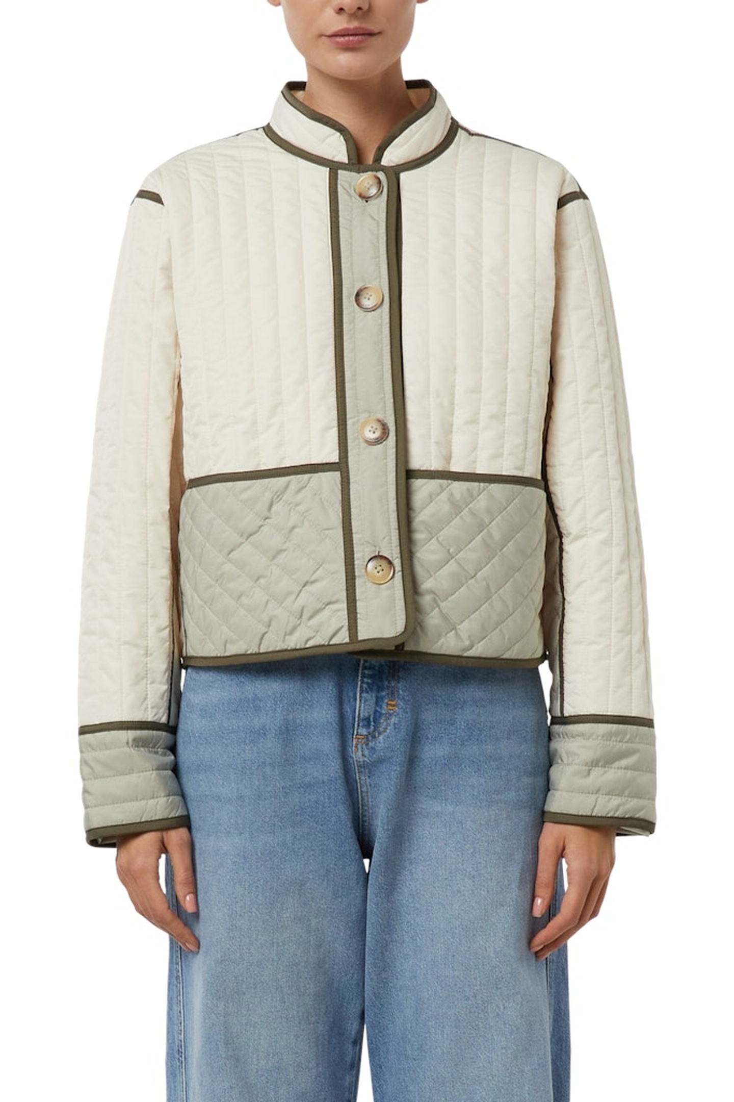 Comma Jackets Outdoor Offwhite Maat: S | Korte Jassen Outlet | Dames | Wit