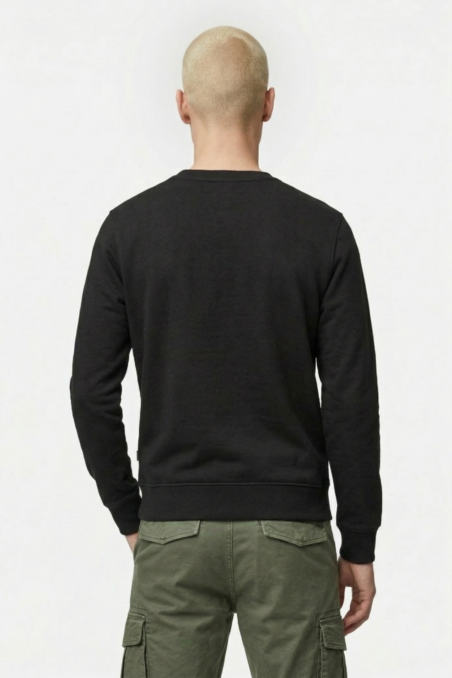 G-STAR SLIM CREW SWEAT L\S DK BLACK 2