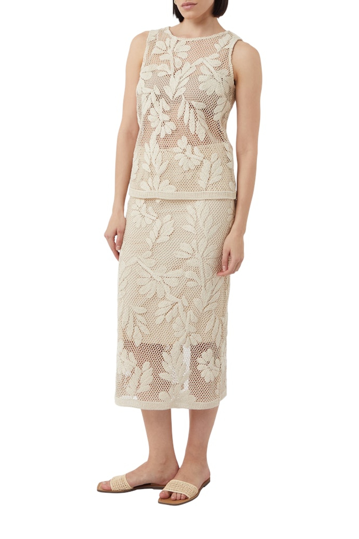 Comma Blouses Offwhite Maat: 40 | Blouses Outlet | Dames | Beige