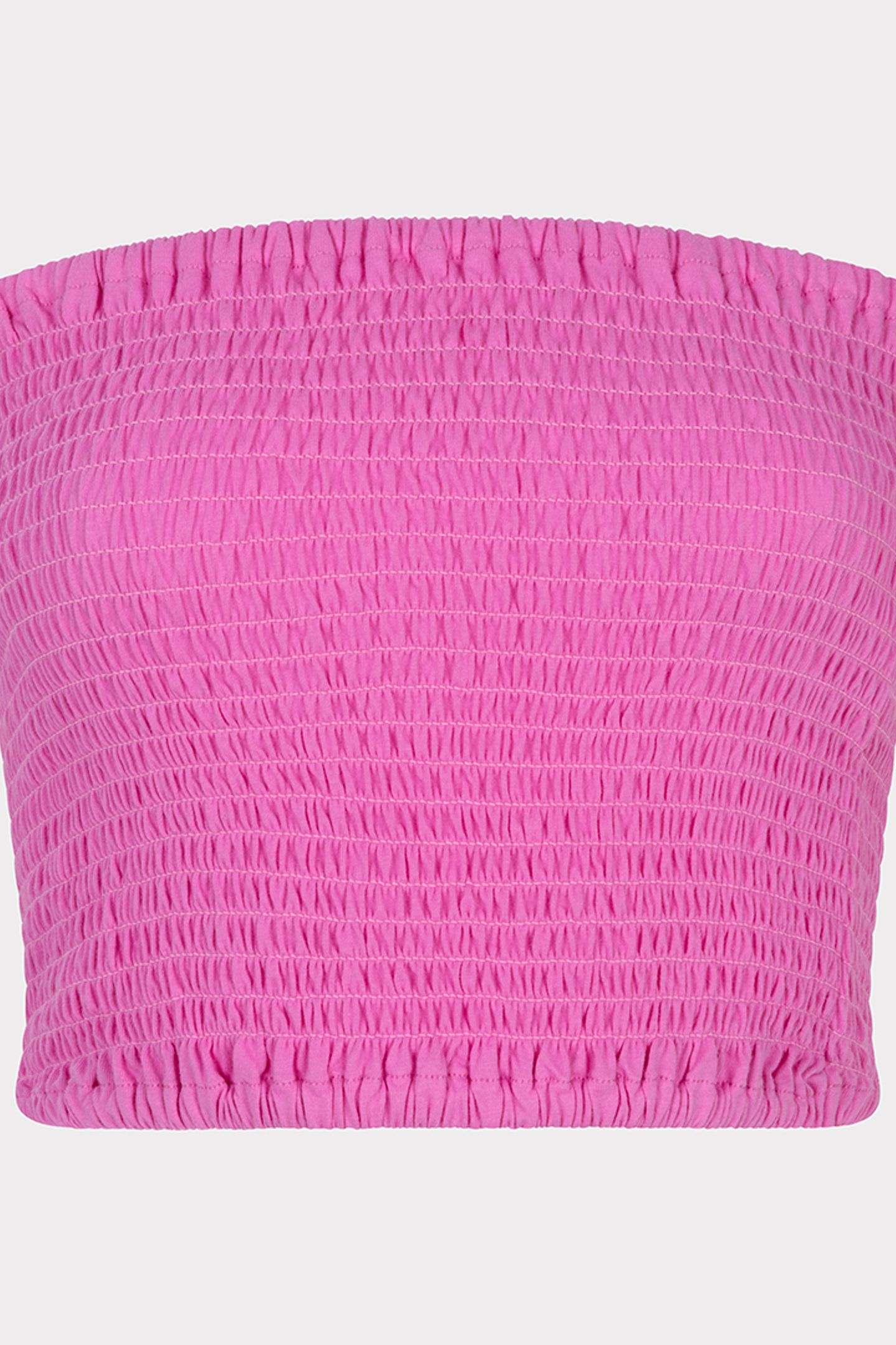 EsQualo Top Smock Bandeau Pastel Pink Maat: S | Mouwloze Tops Outlet | Dames | Roze