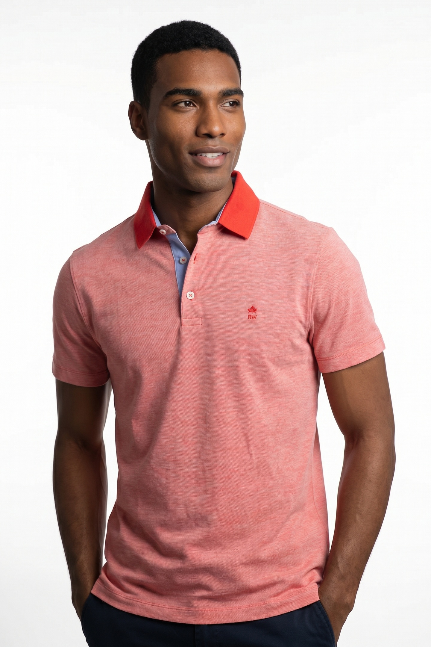 LUX JASPE PIQUE CF SS RED 1