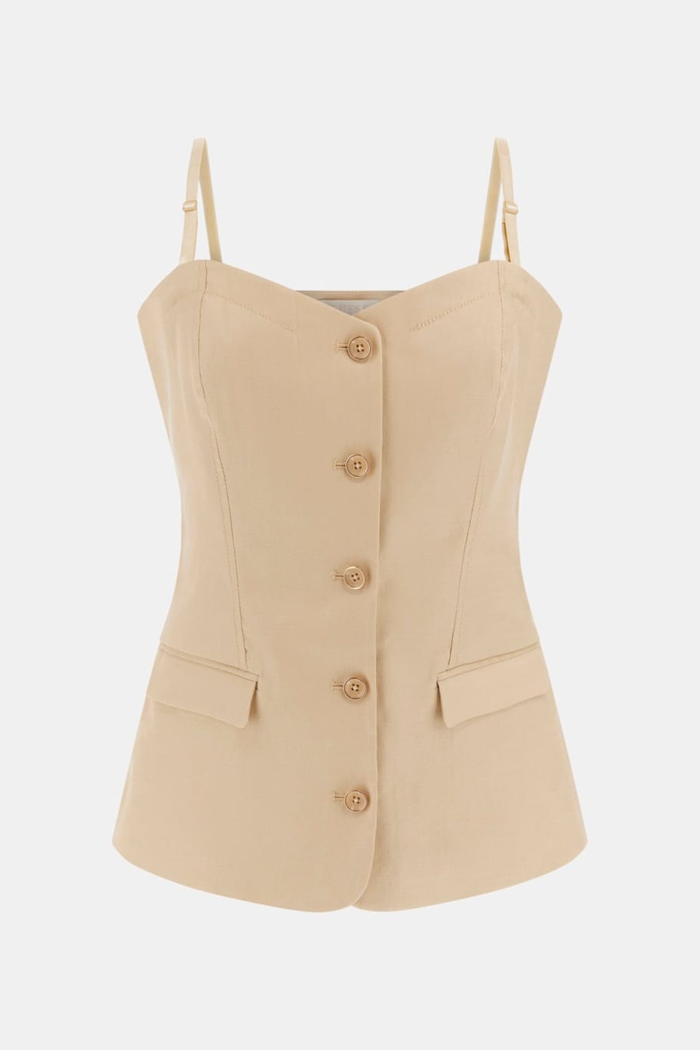 GUESS ECO SL ISABEAU CORSET TO FOAMY TAUPE 2