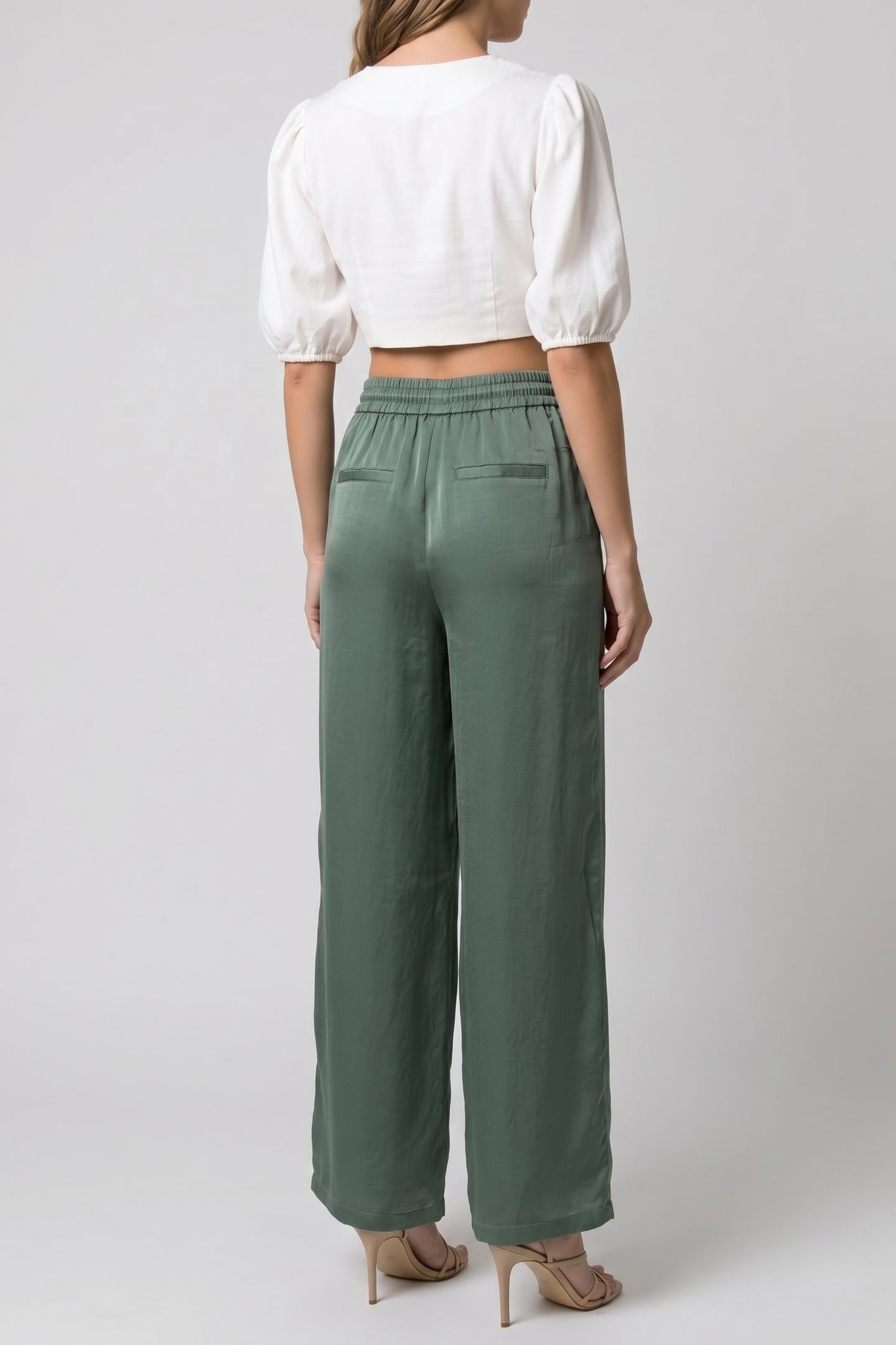 TROUSERS HEAVY SILKY TOUCH SEA GLASS 2