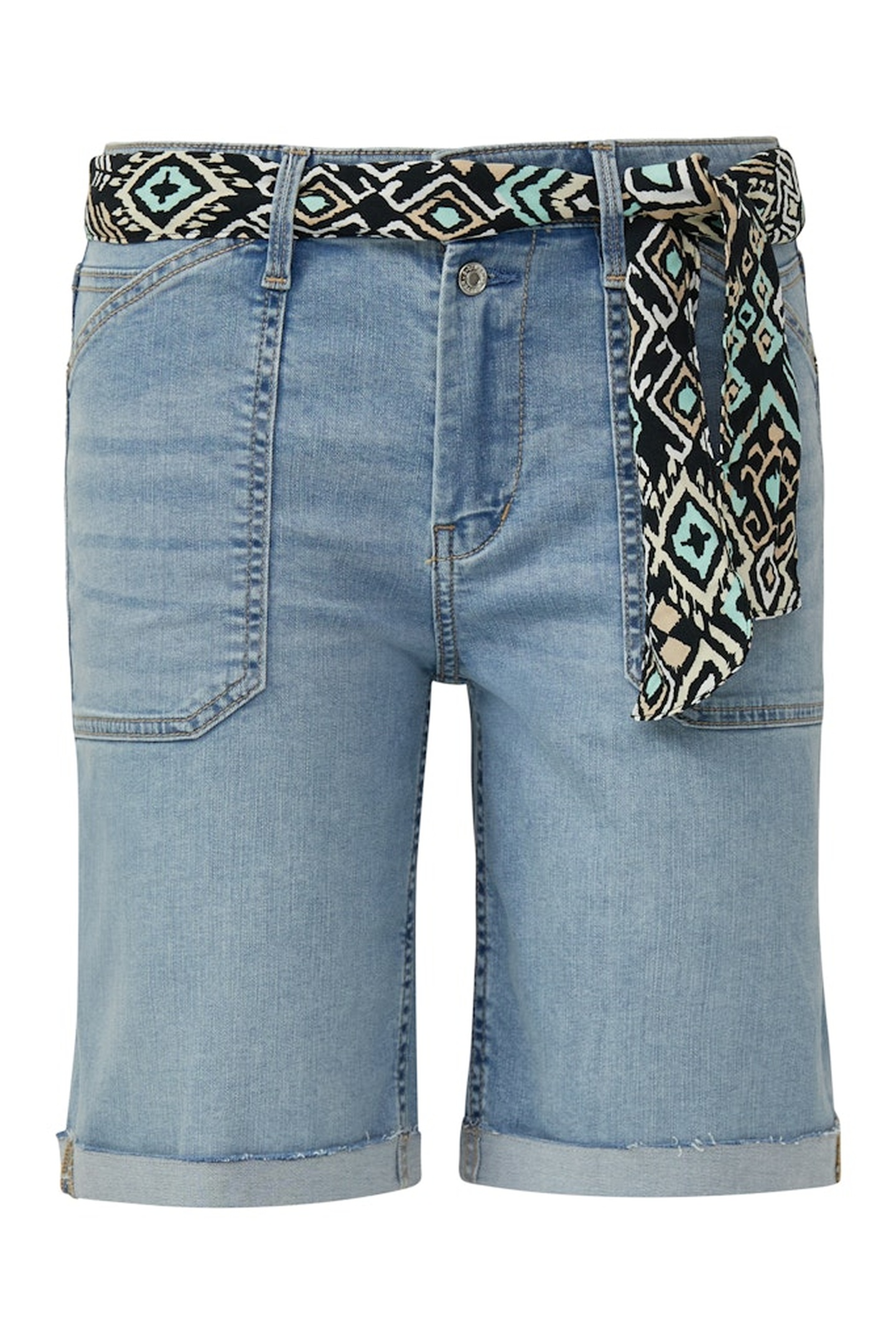 JEANS SHORTS BLUE DENIM 7