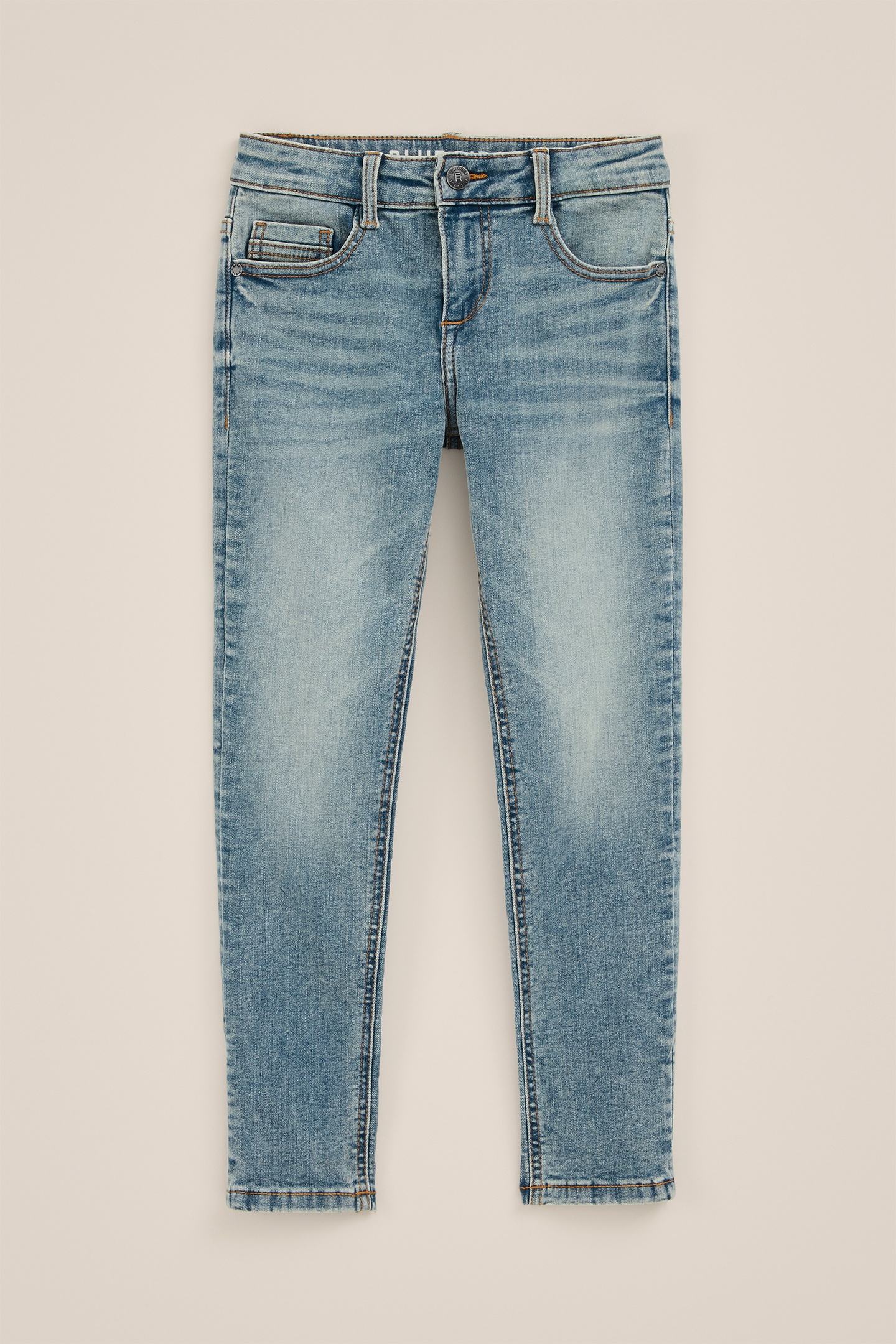 5-POCKET MID WAIST BLUE 3