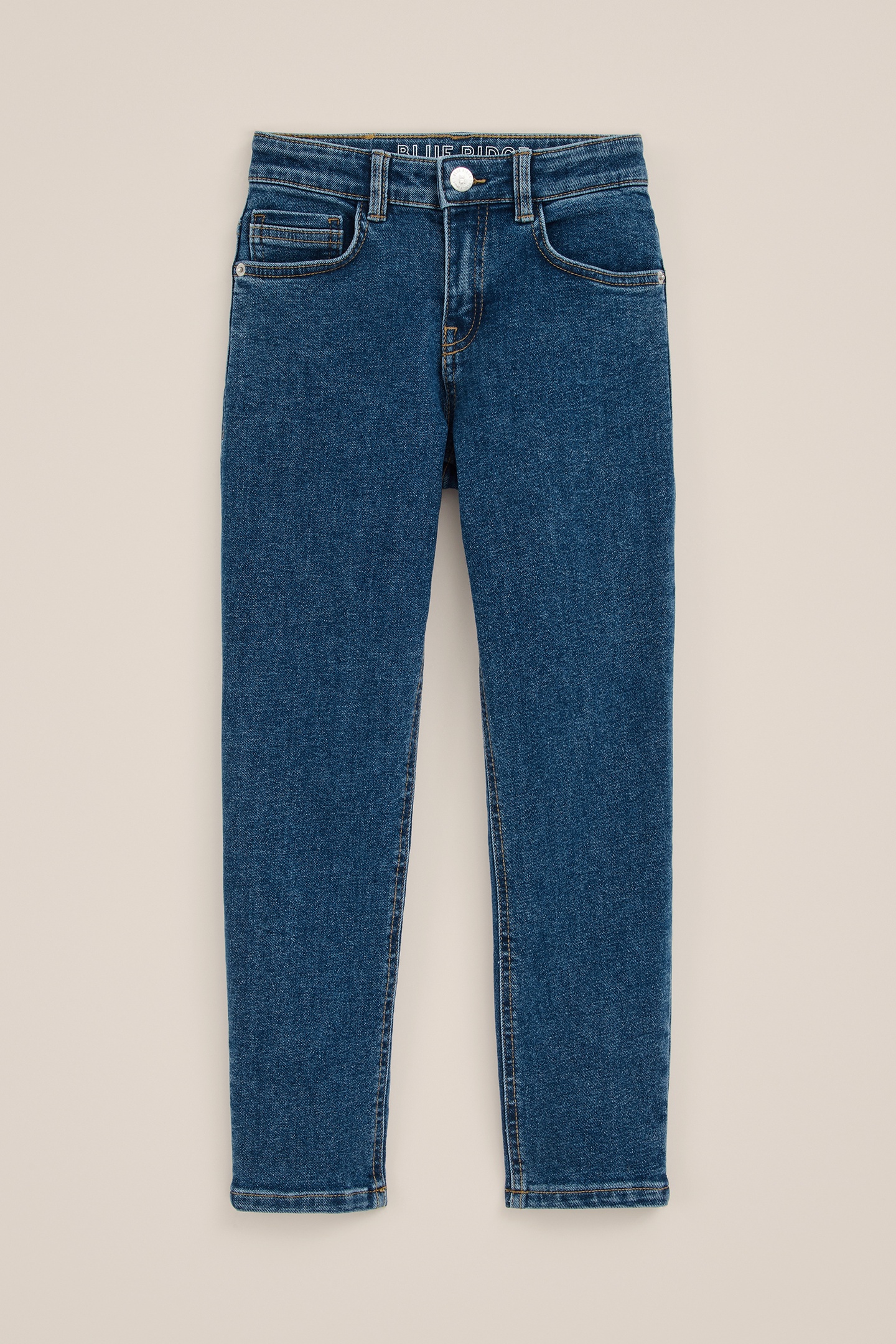 5-POCKET MID WAIST BLUE 3