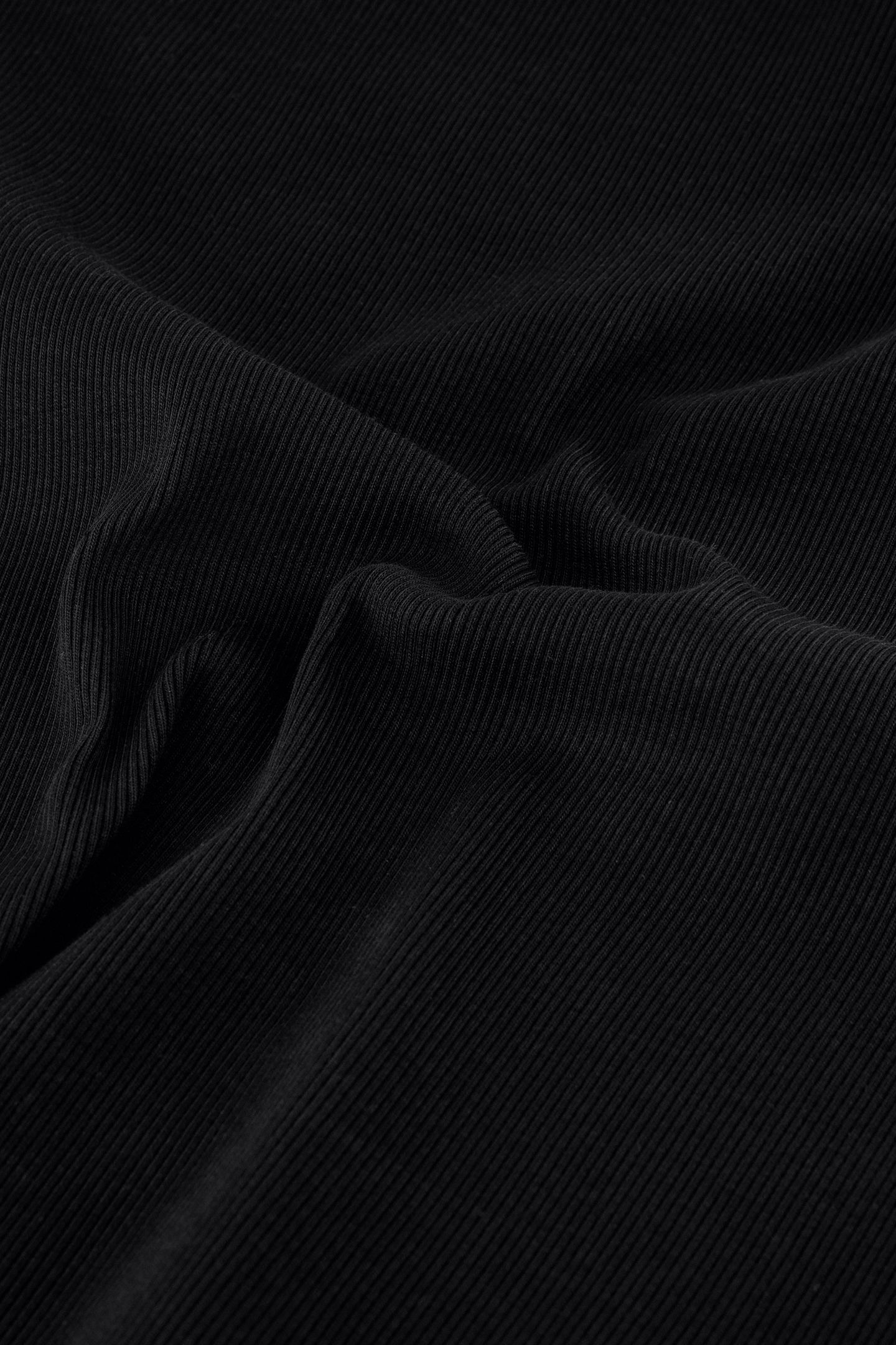 LUUNA RIB DRESS BLACK 5