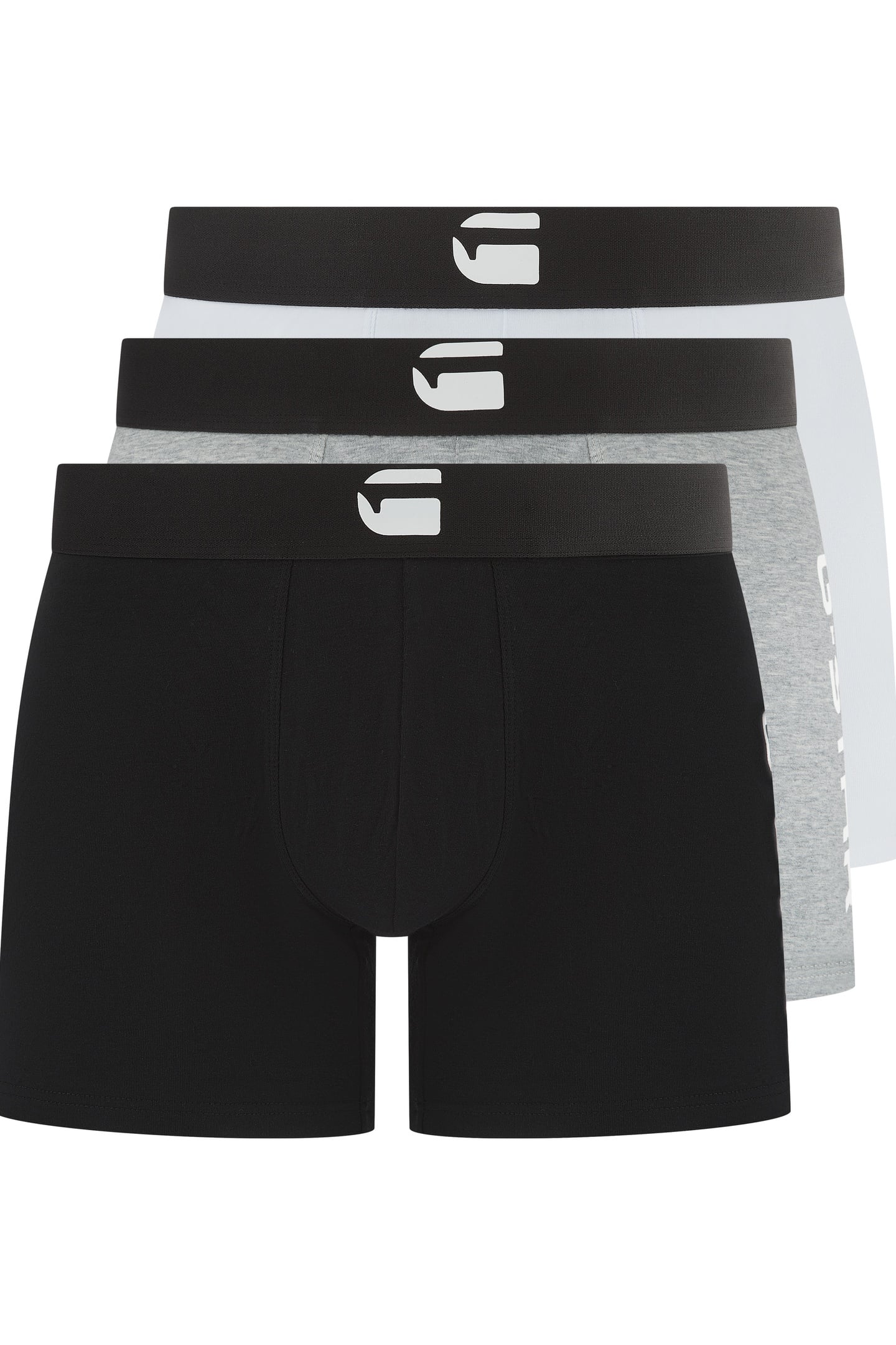 MACE UNDERWEAR GREY MARL/BRIGHT WHITE/BLACK 1