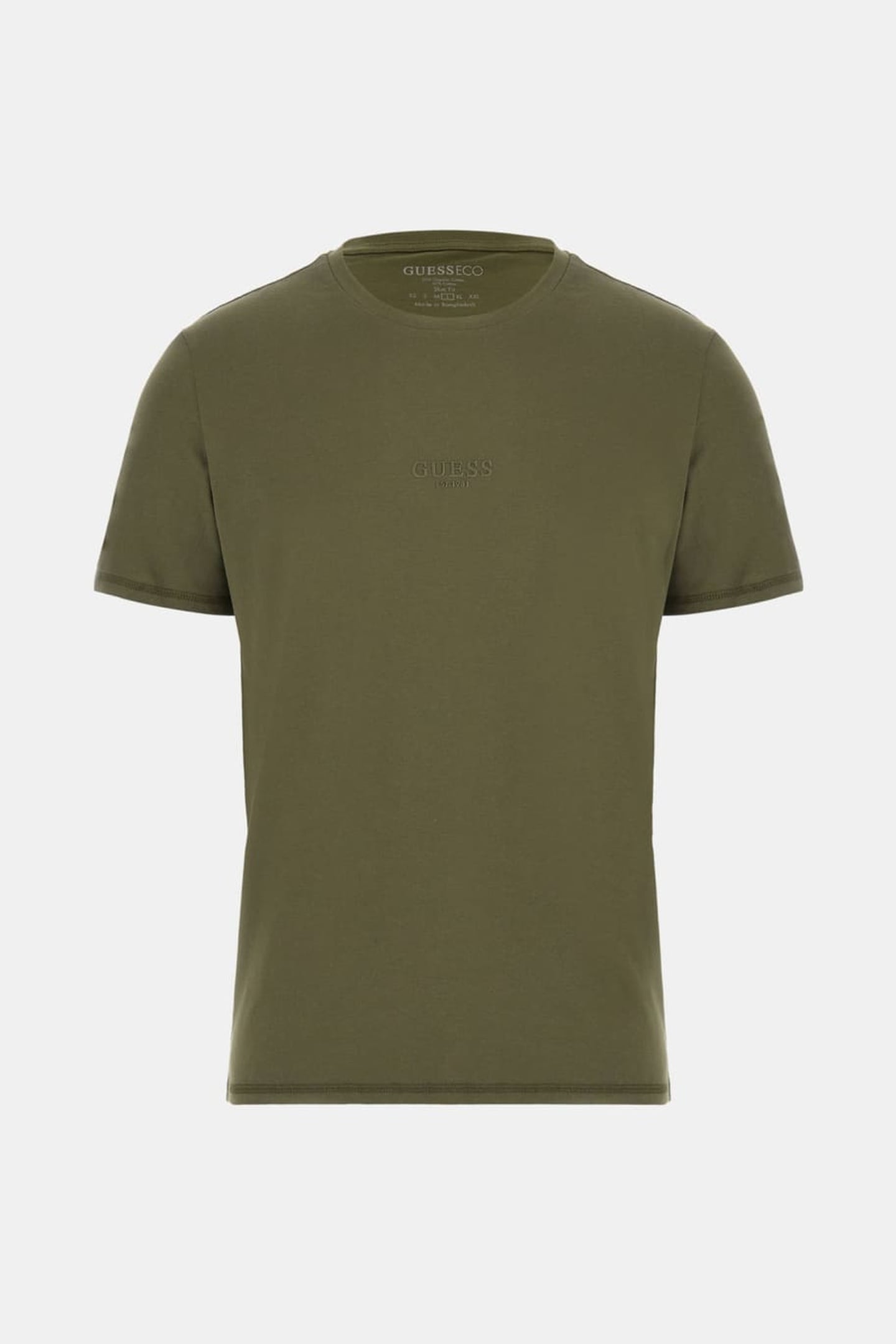 GUESS ECO AIDY CN SS TEE ARMY OLIVE 5