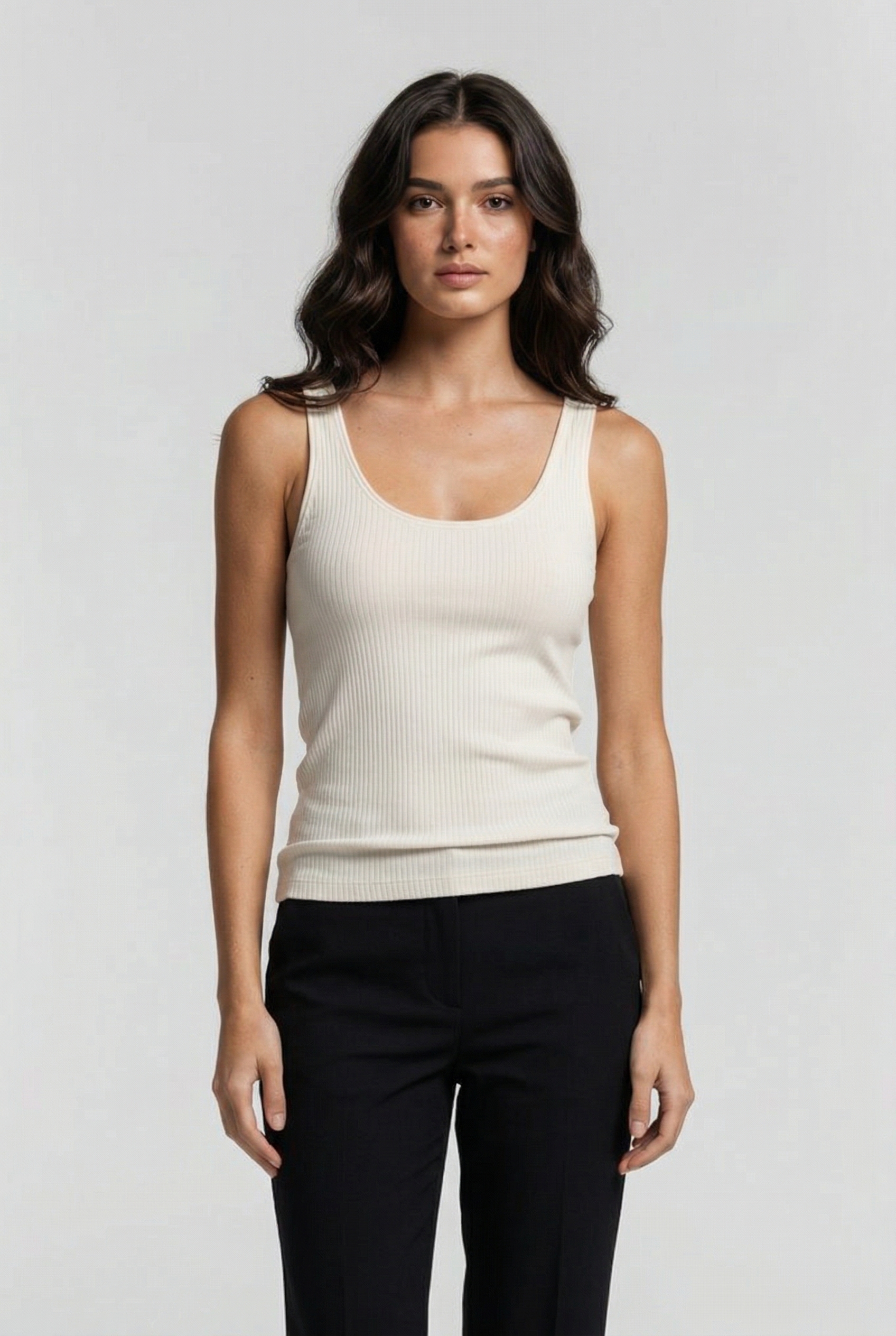 & Other Stories Sade Top Beige Maat: M | Mouwloze Tops Outlet | Dames | Beige