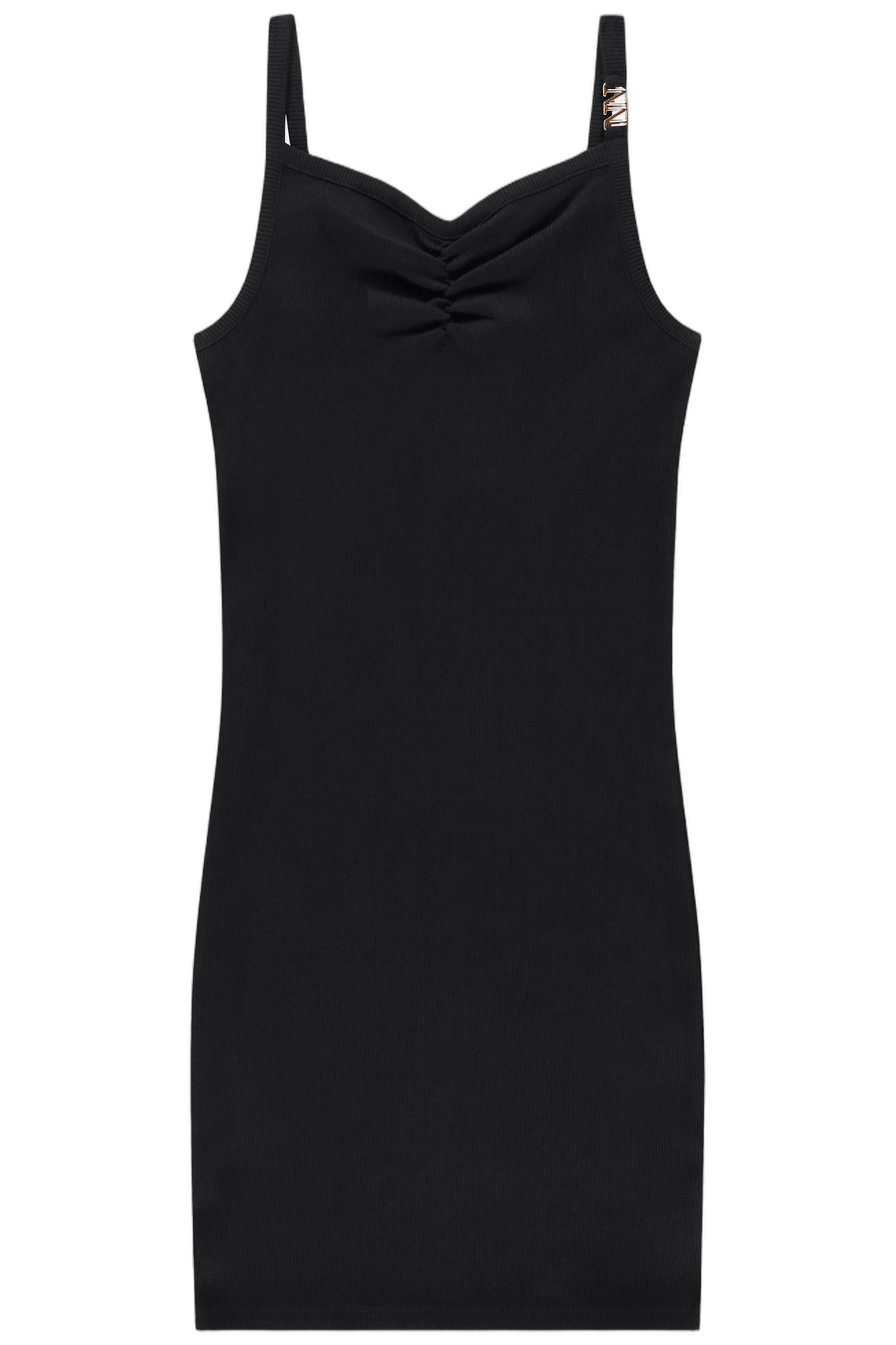 LUUNA RIB DRESS BLACK 2