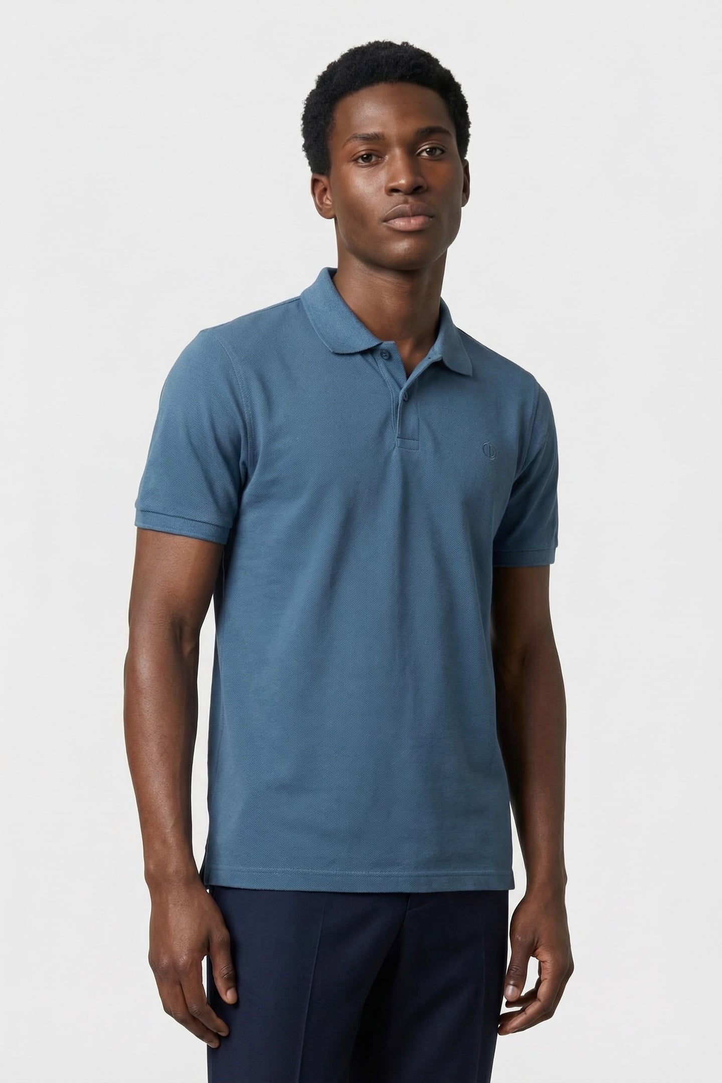 DS_BOWIE BUTTON POLO BLUE FUSION BLUE FUSION 1