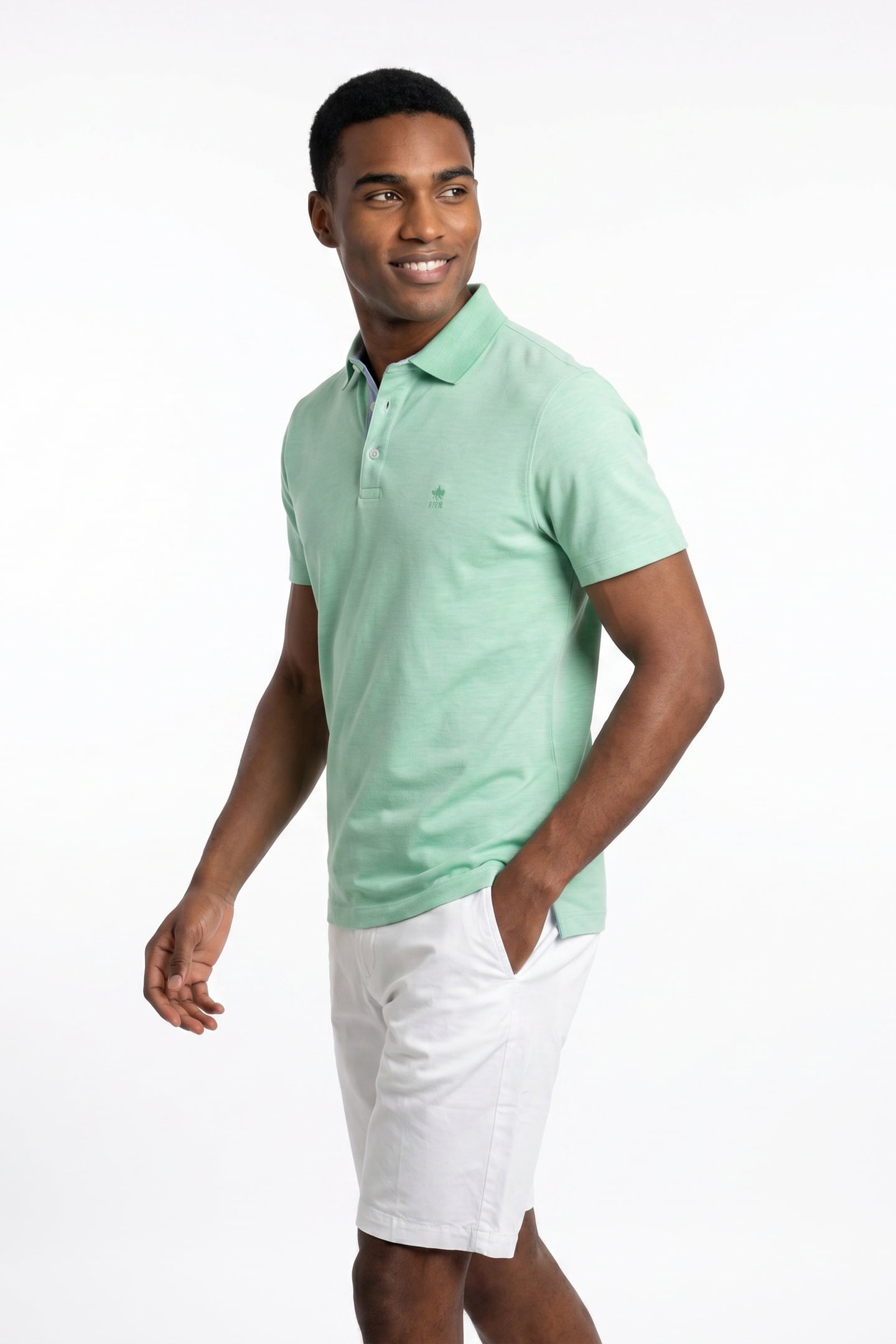 BASIC CHINO SHORT STRETCH WHITE 2