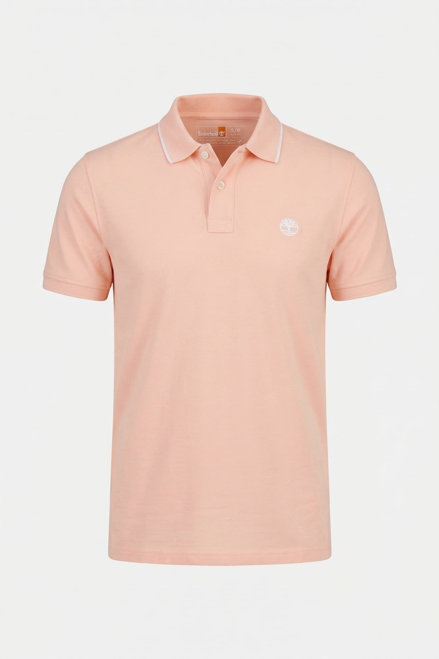MILLERS RIVER PRINTED SHORT SLEEVE POLO TROPICAL PEACH 4