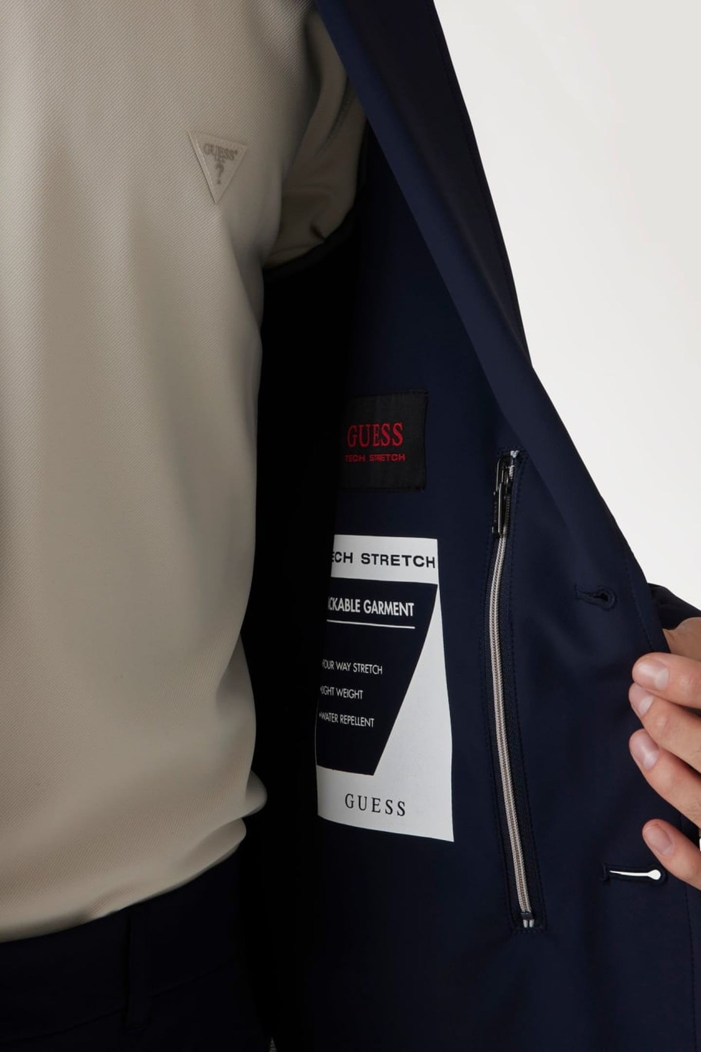 GUESS ECO TYRON BLAZER SMART BLUE 6