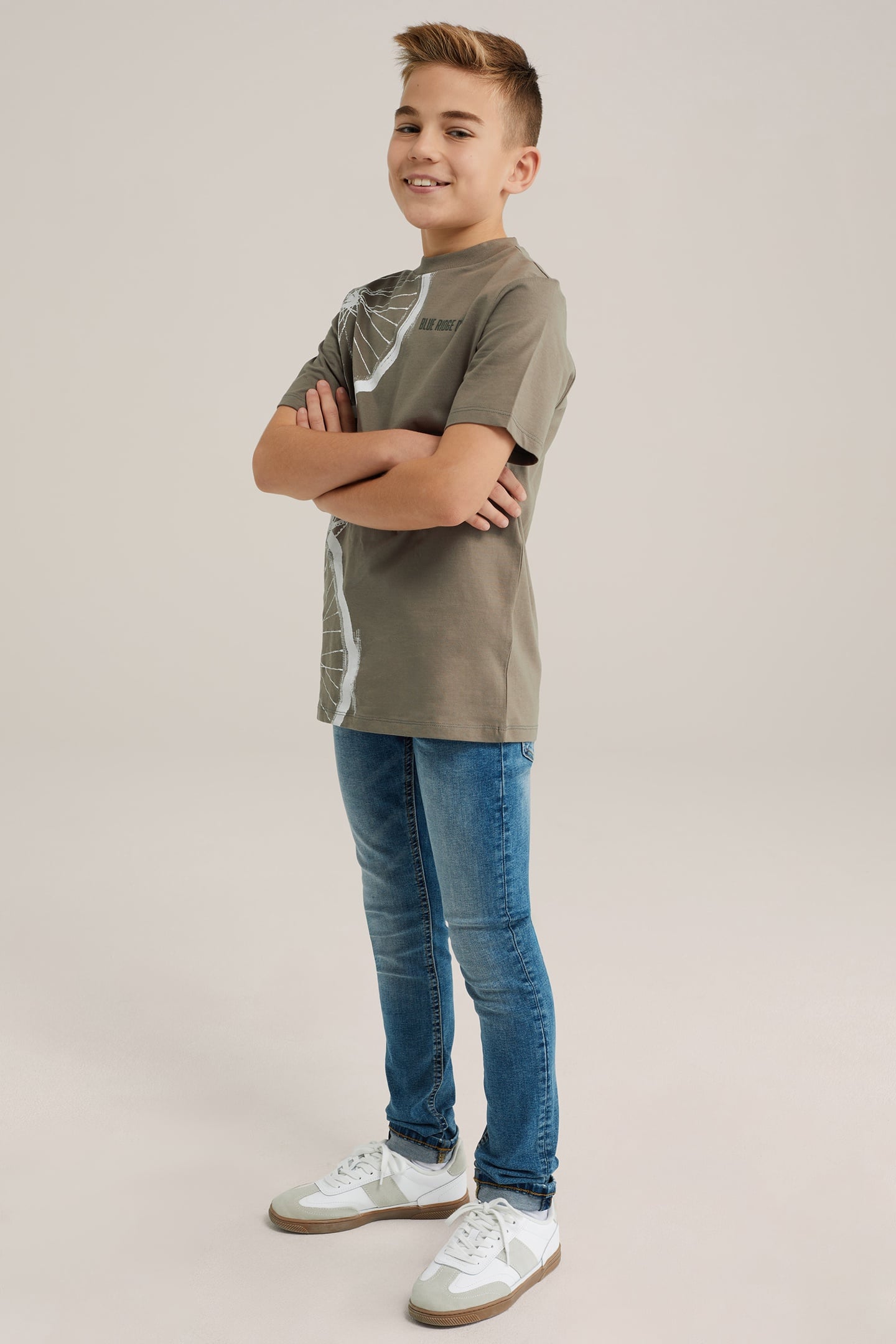 5-POCKET MID WAIST BLUE 2