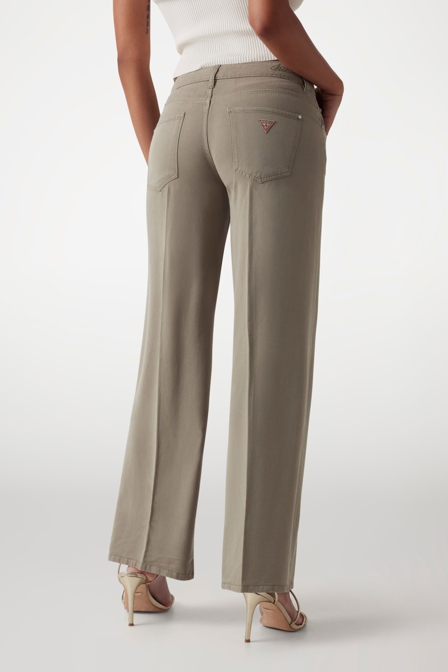 GUESS ECO SEXY PALAZZO MOSSY GREEN 3