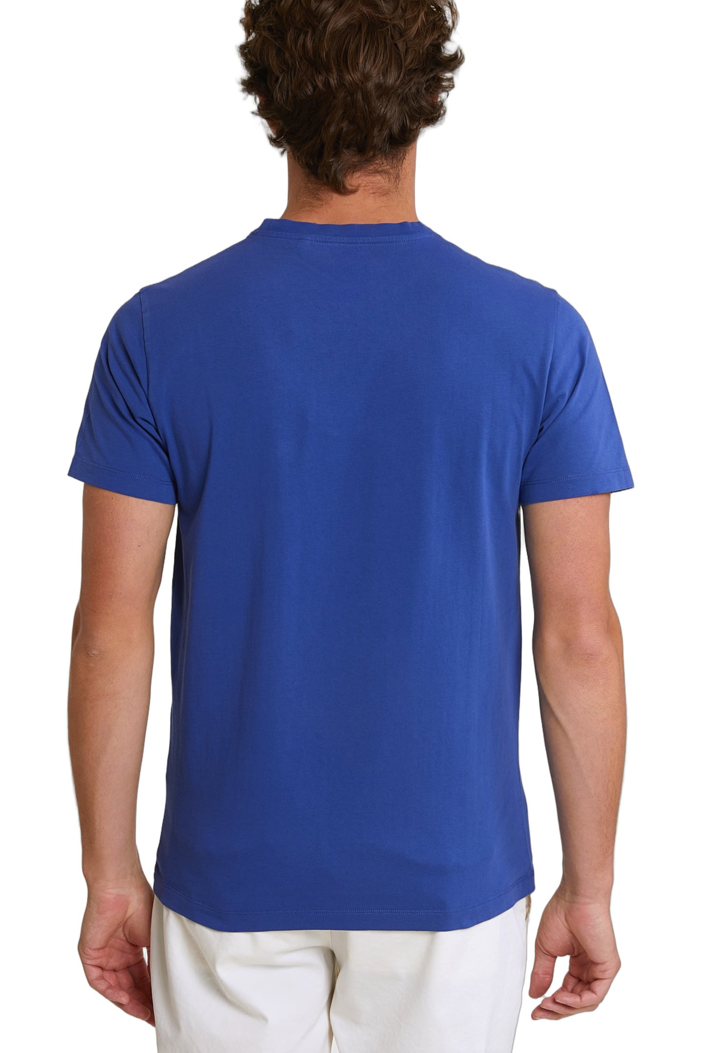NORMAL FIT BASIC T-SHIRT SHORT SLEEVES YALE BLUE 4