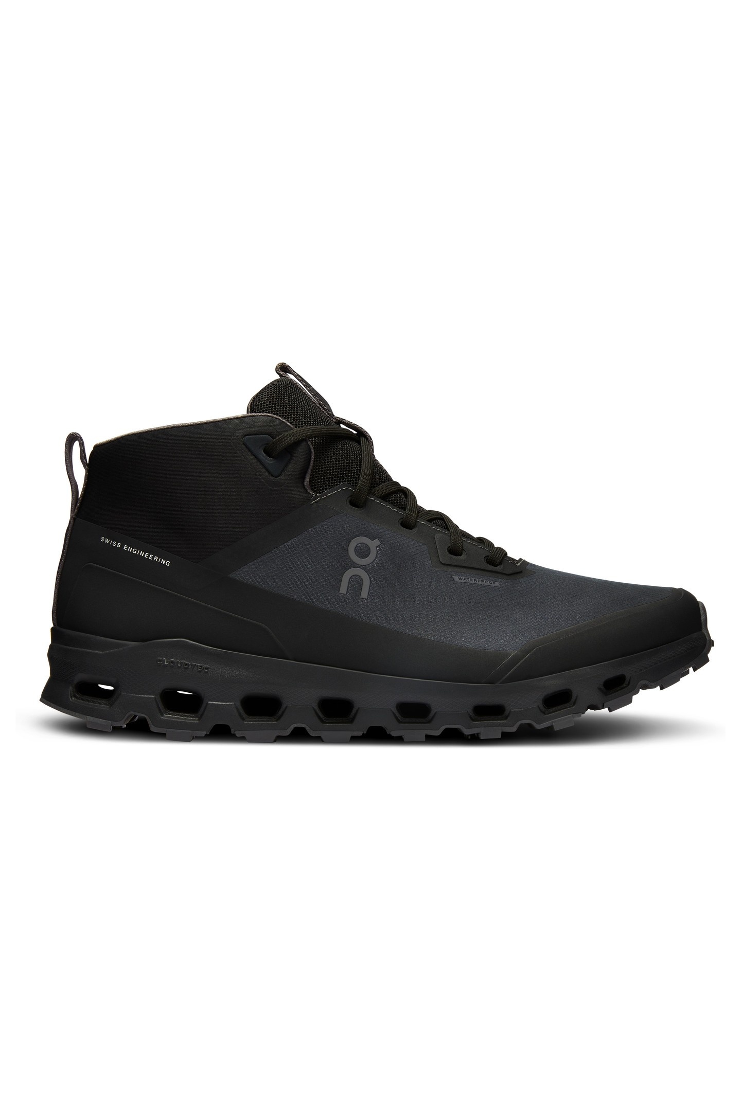 On Cloudroam Waterproof 1 M Black | Eclipse Maat: 40.5 | Hardloopschoenen Outlet | Heren | Zwart