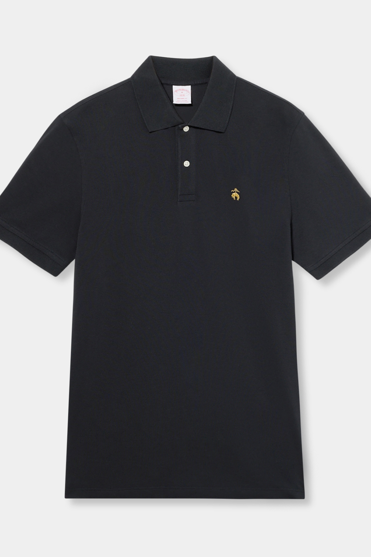 Brooks Brothers Basic Pique Polo Black Größe: L | Poloshirts Outlet | Herren | Schwarz