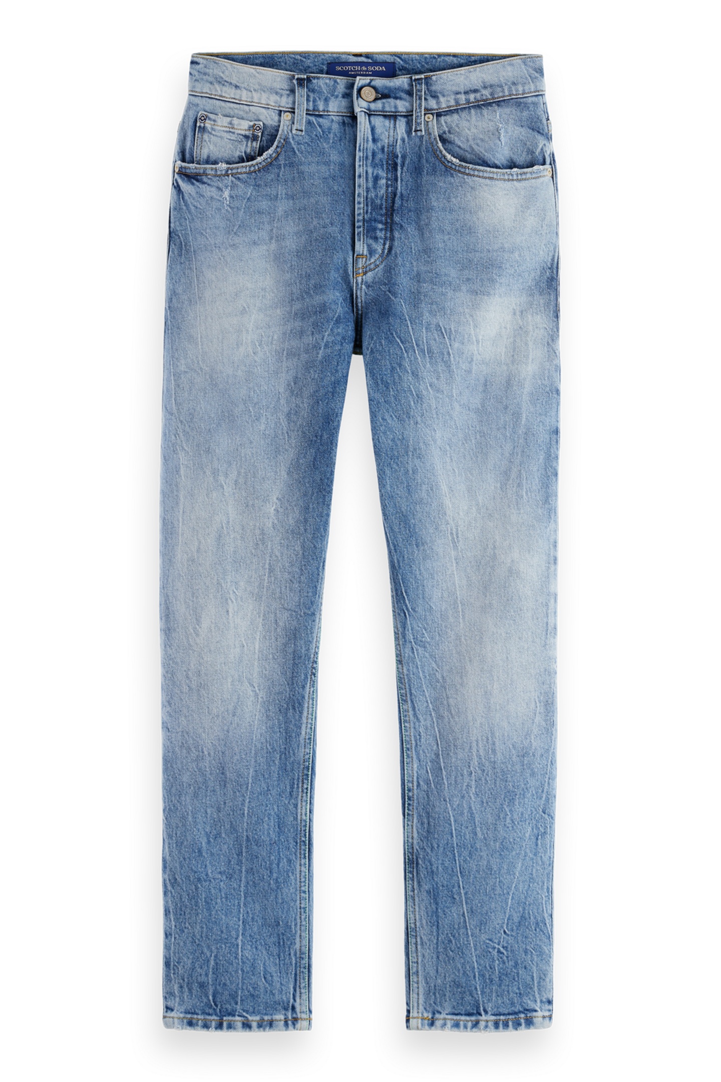 Scotch & Soda Dean Loose Taper Jeans All Tied Up All Tied Up Maat: W34L30 | Relaxed Jeans Outlet | Heren | Blauw