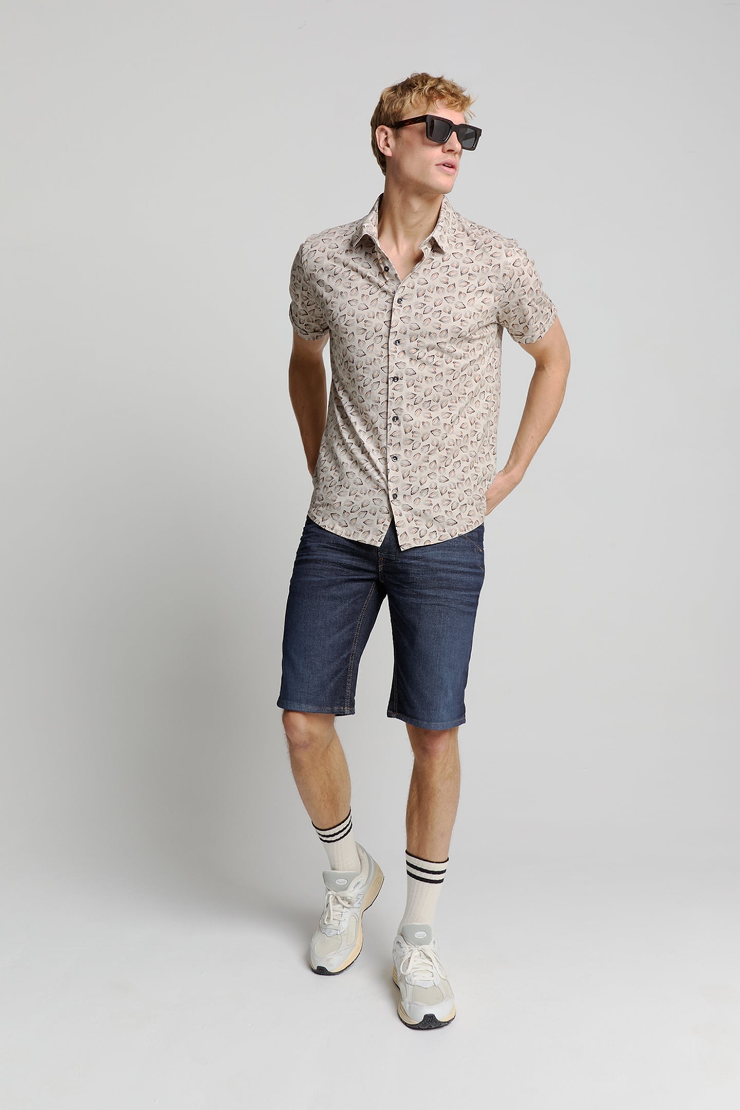 No Excess Short Denim Stretch Denim Maat: W28 | Spijkershorts Outlet | Heren | Blauw