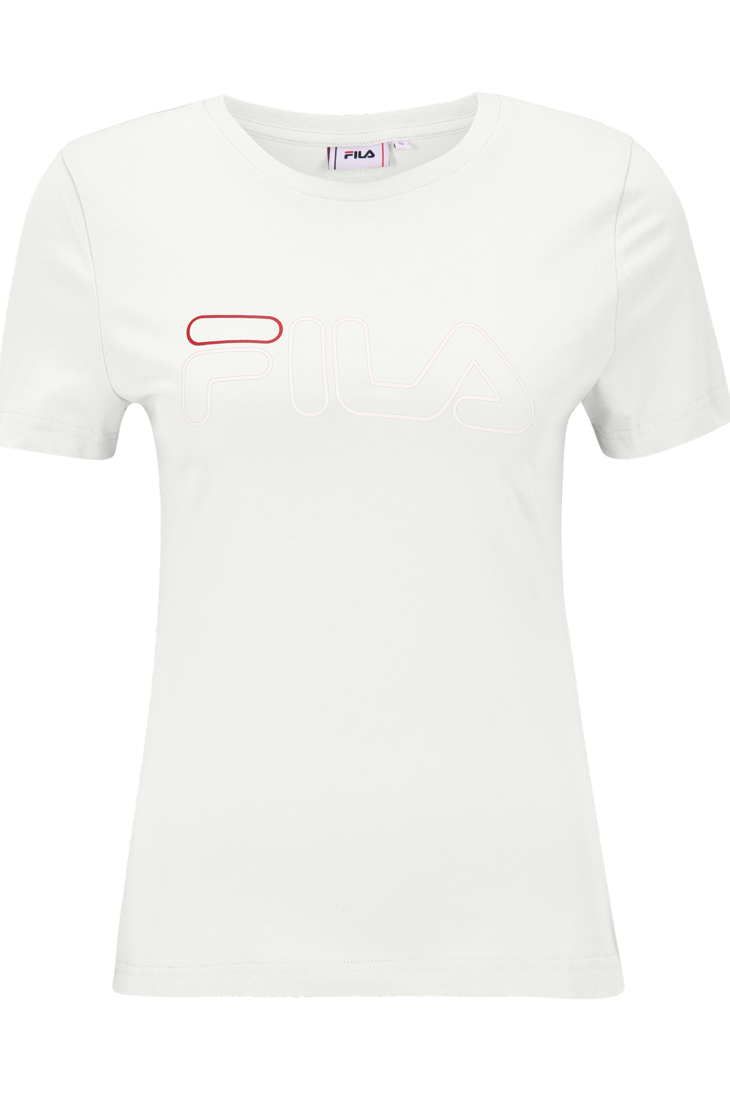 FILA Schilde Tee Bright White Maat: S | Tops Outlet | Dames | Wit