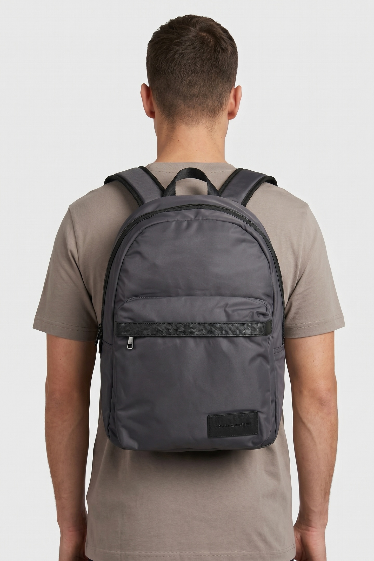 Tommy Hilfiger Repreve Backpack Dark Grey Maat: OS | Rugzakken Outlet | Heren | Grijs