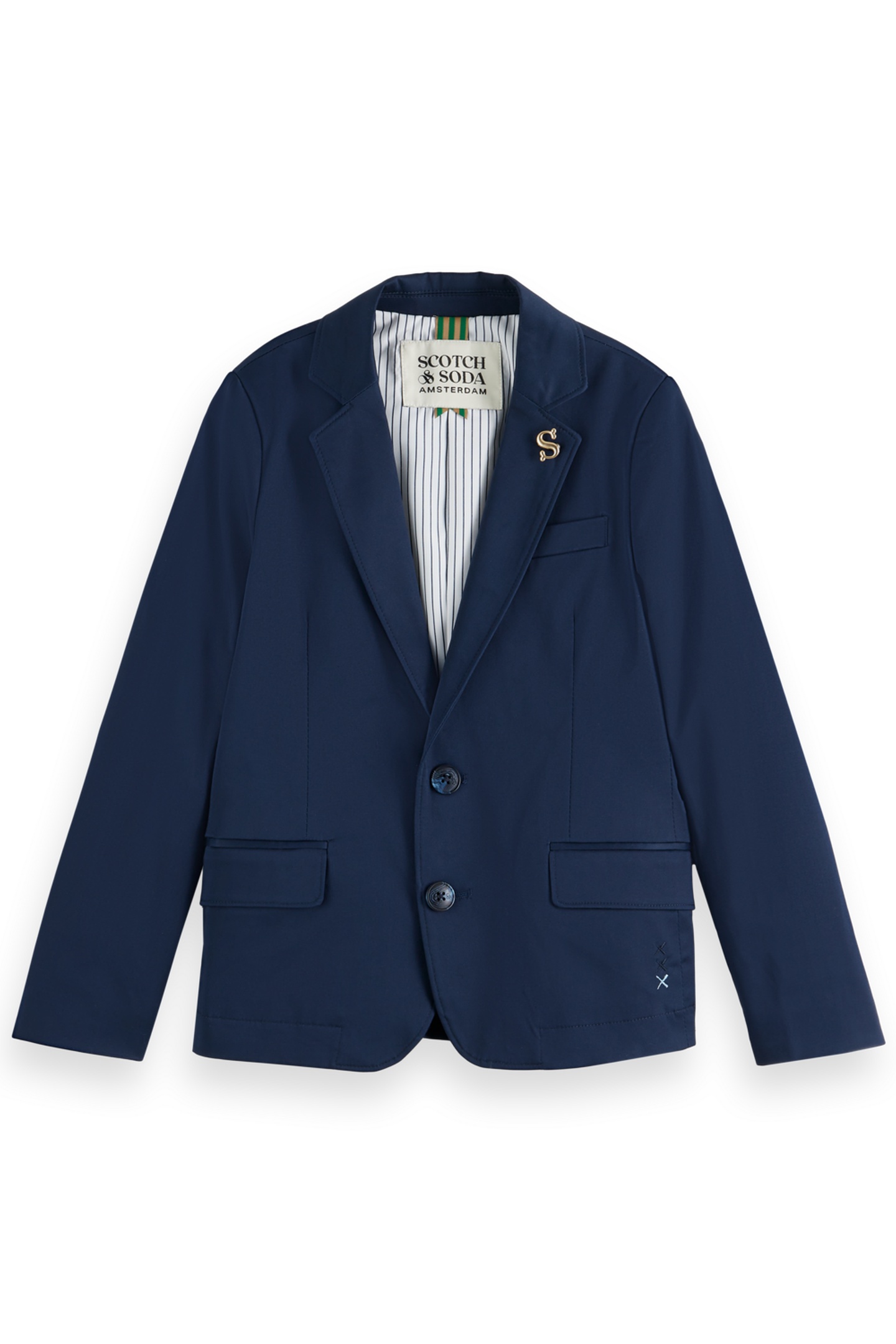 Scotch & Soda Boy Classic Blazer Night Maat: 16 | Jassen Outlet | Unisex | Blauw