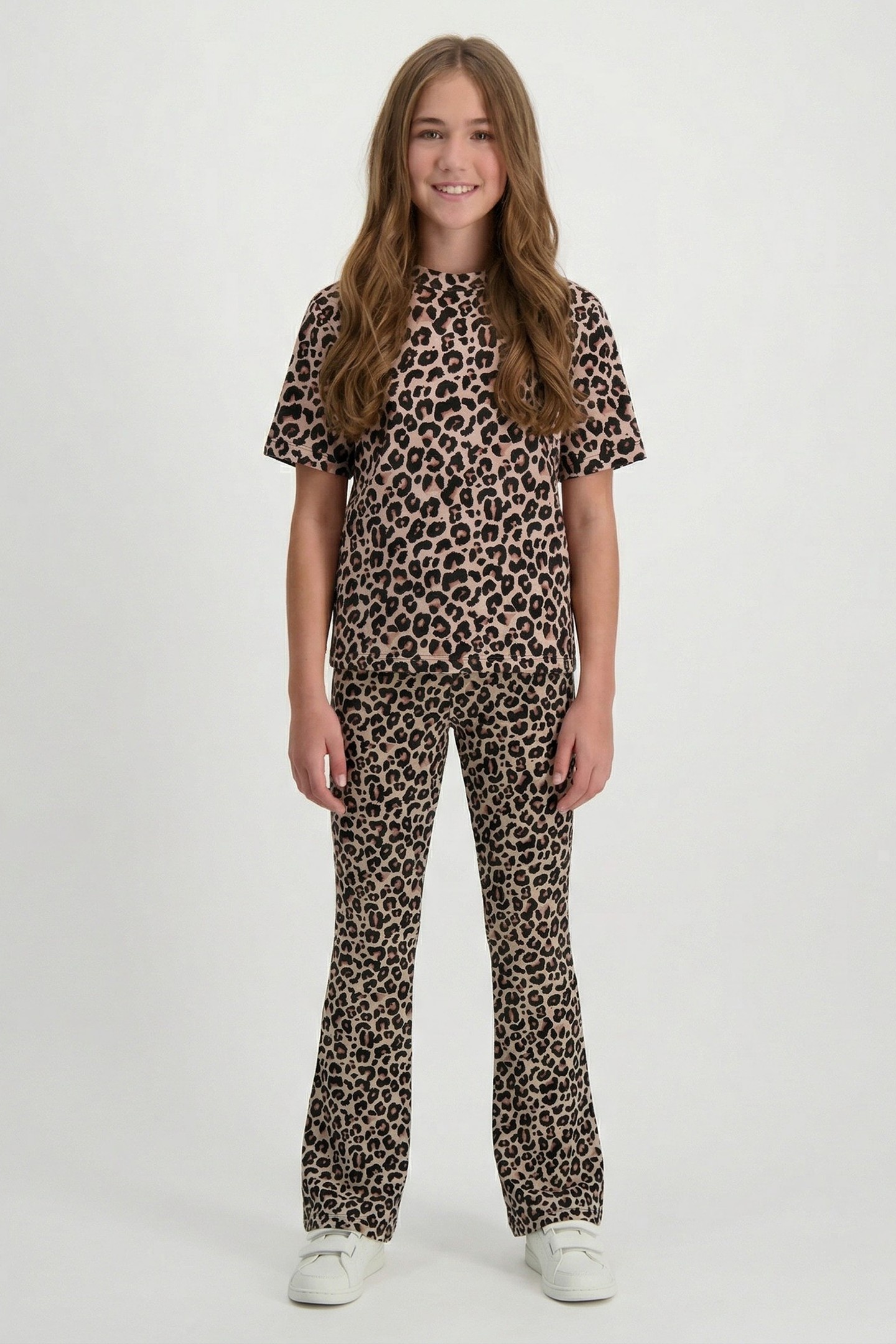 Cars Jeans Girls Lyric Ts Leopard Brown Maat: 12 | T-Shirts Outlet | kids | Bruin