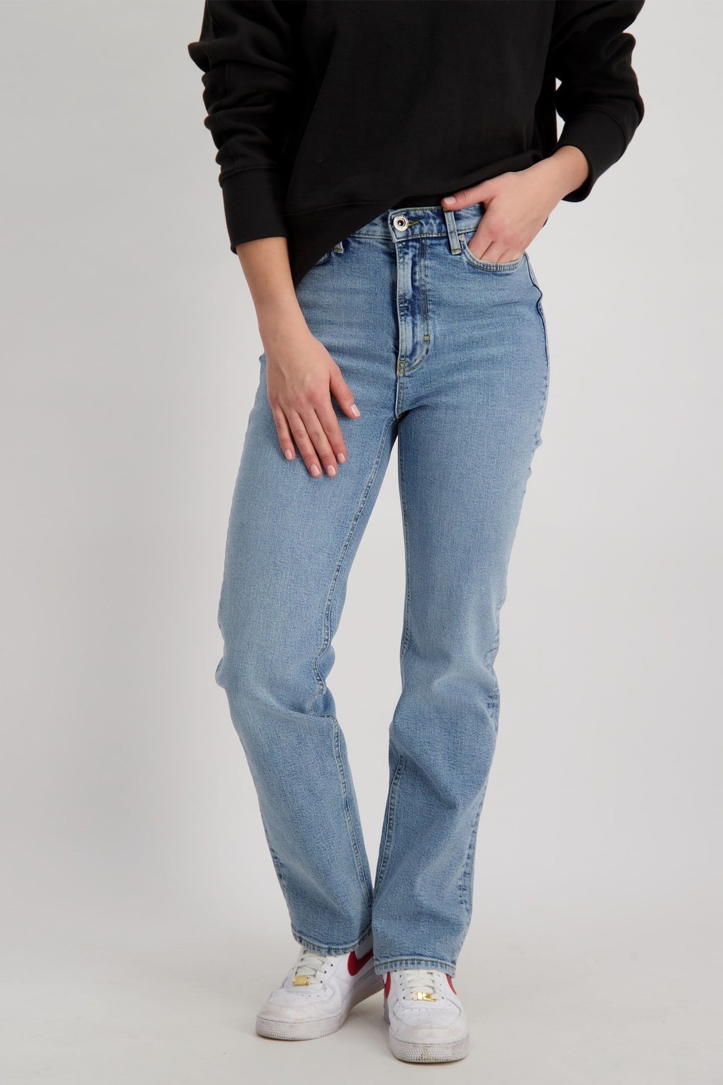 Cars Jeans Carice Denim Bleached Used Maat: W26L33 | Jeans Outlet | Dames | Blauw