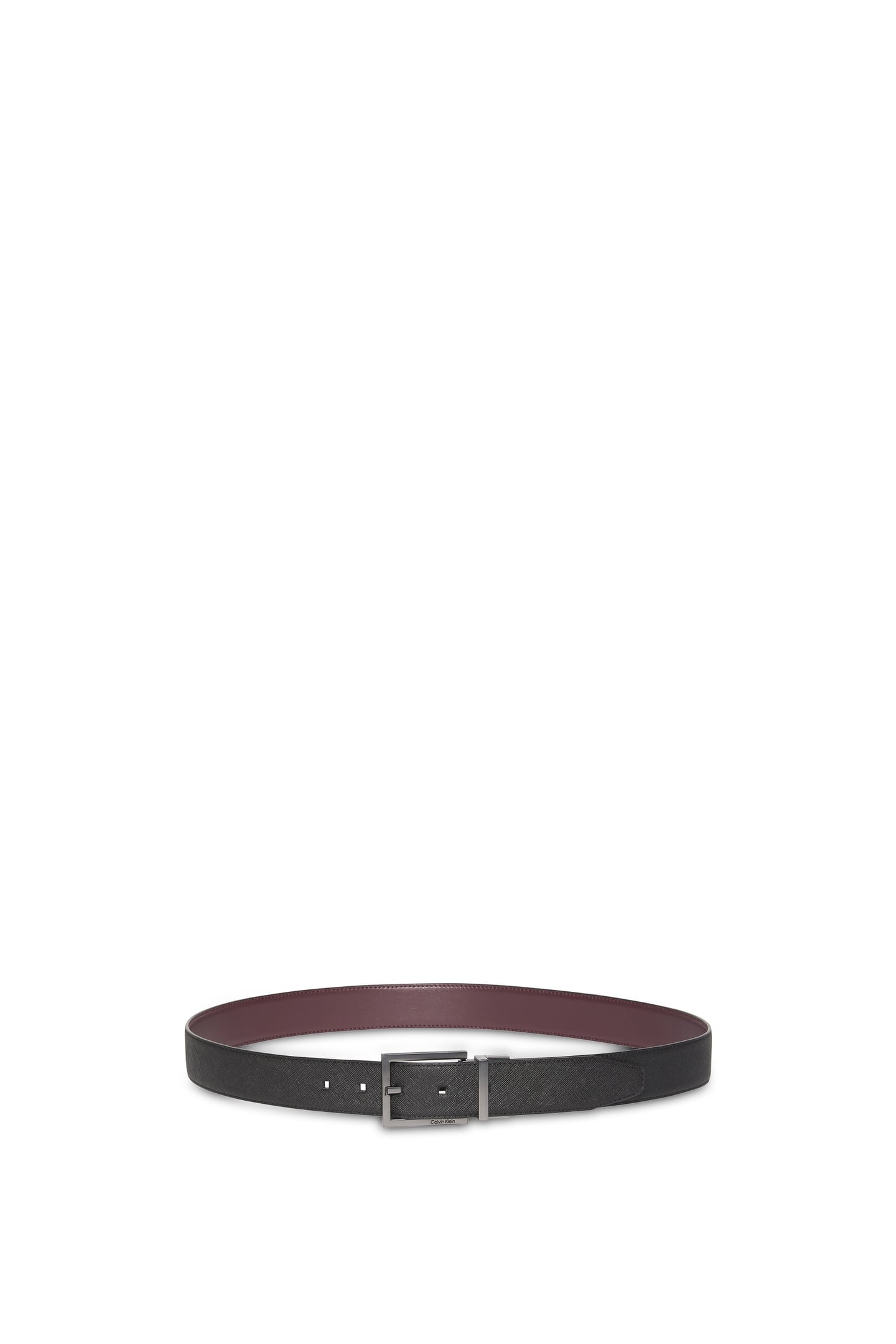 Calvin Klein Square Buckle 32mm Belt Black/decadent Chocolate Maat: 105 | Riemen Outlet | Heren | Zwart