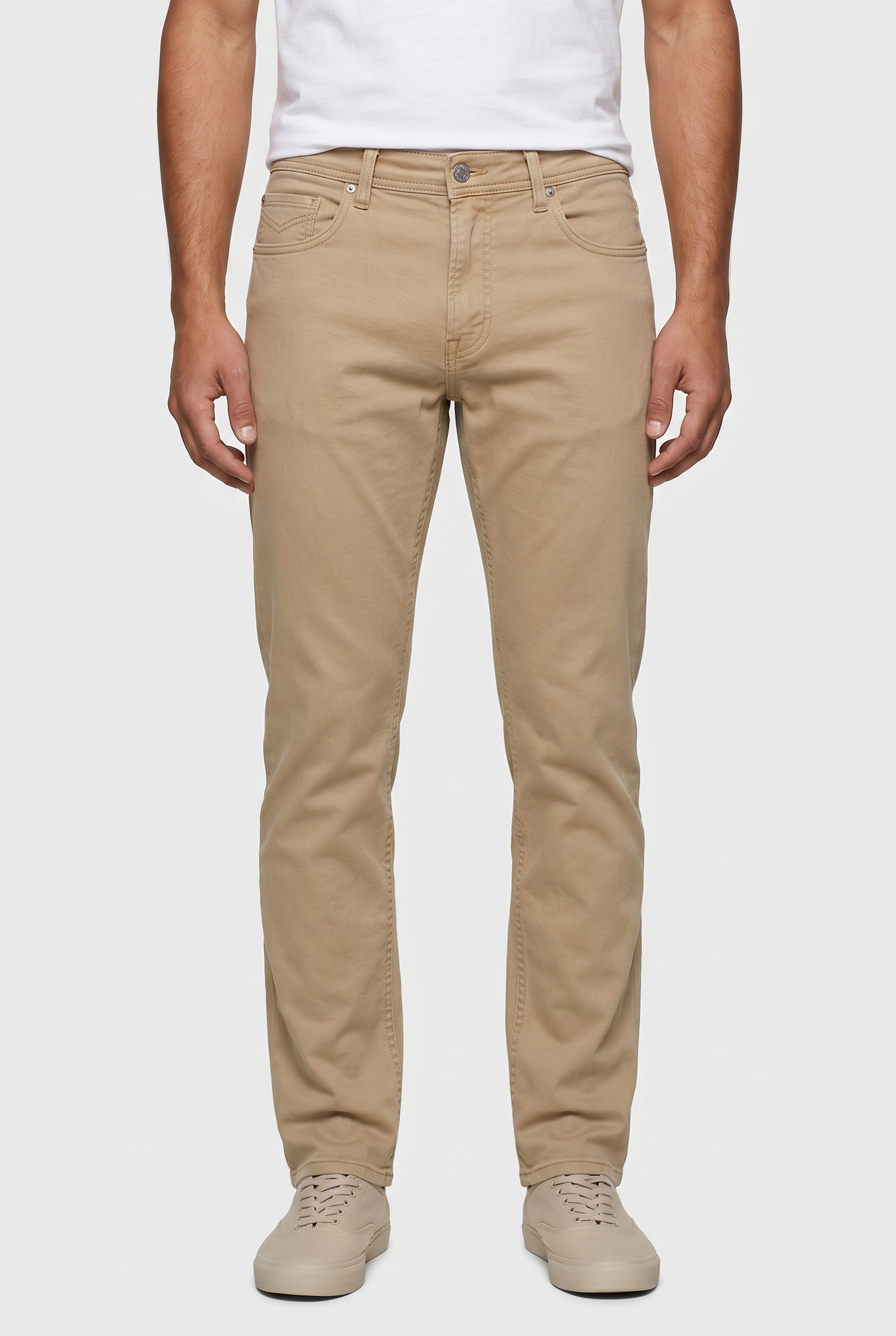 Atelier Gardeur Bradley-60521 Light Beige Maat: W36L32 | Chino's Outlet | Heren | Beige