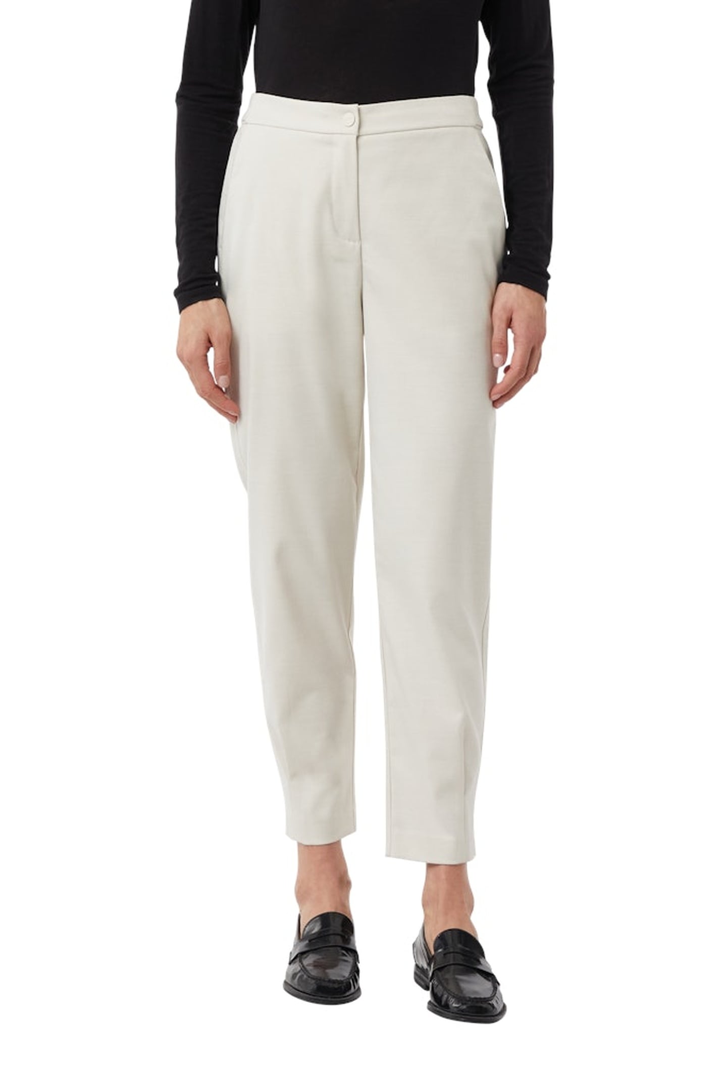 Comma Pants 7/8 Beige Maat: 36 | Broeken Outlet | Dames | Beige