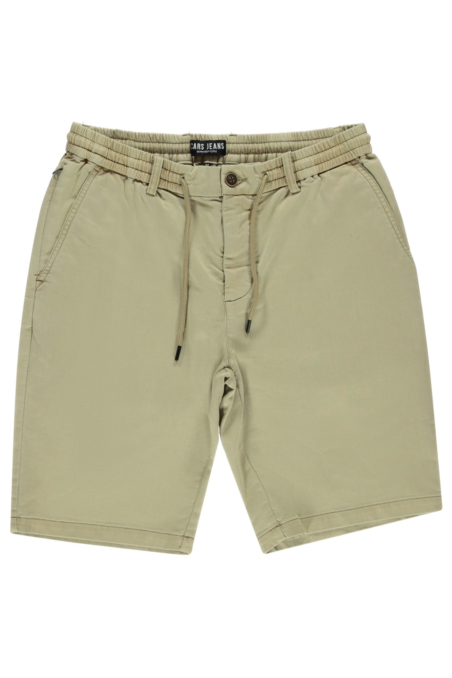 Cars Jeans Corsar Short Sand Maat: S | Korte Broeken Outlet | Heren | Beige
