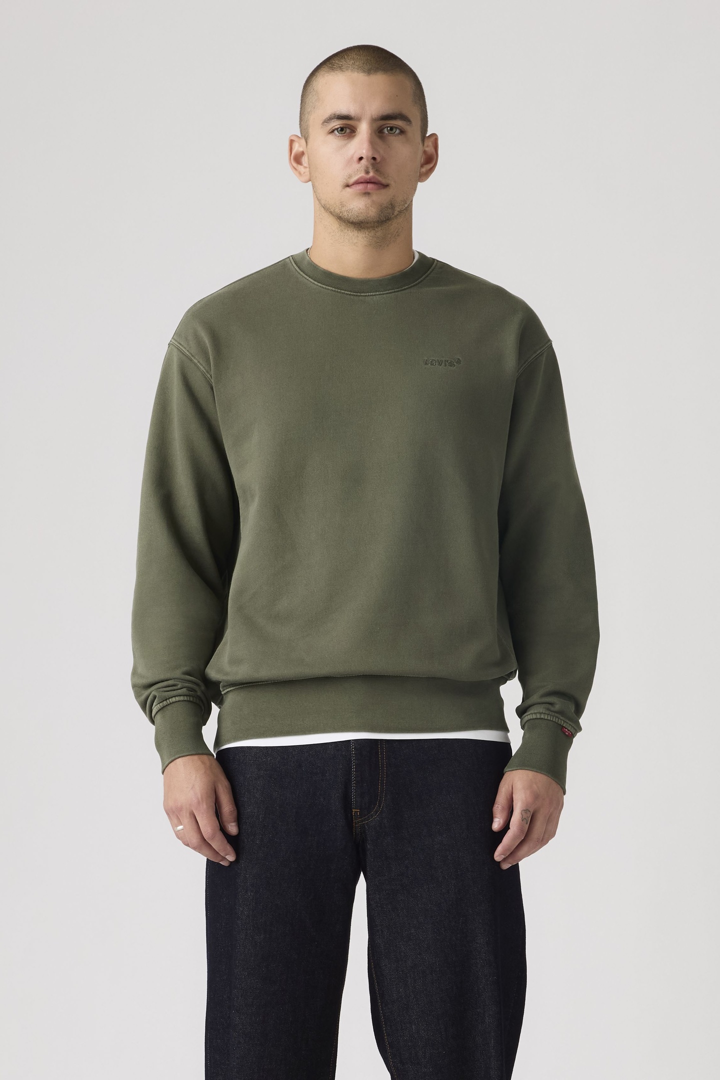 Levi's Authentic Crewneck Sweatshirt Maat: XXL | Sweaters Outlet | Heren | Bruin