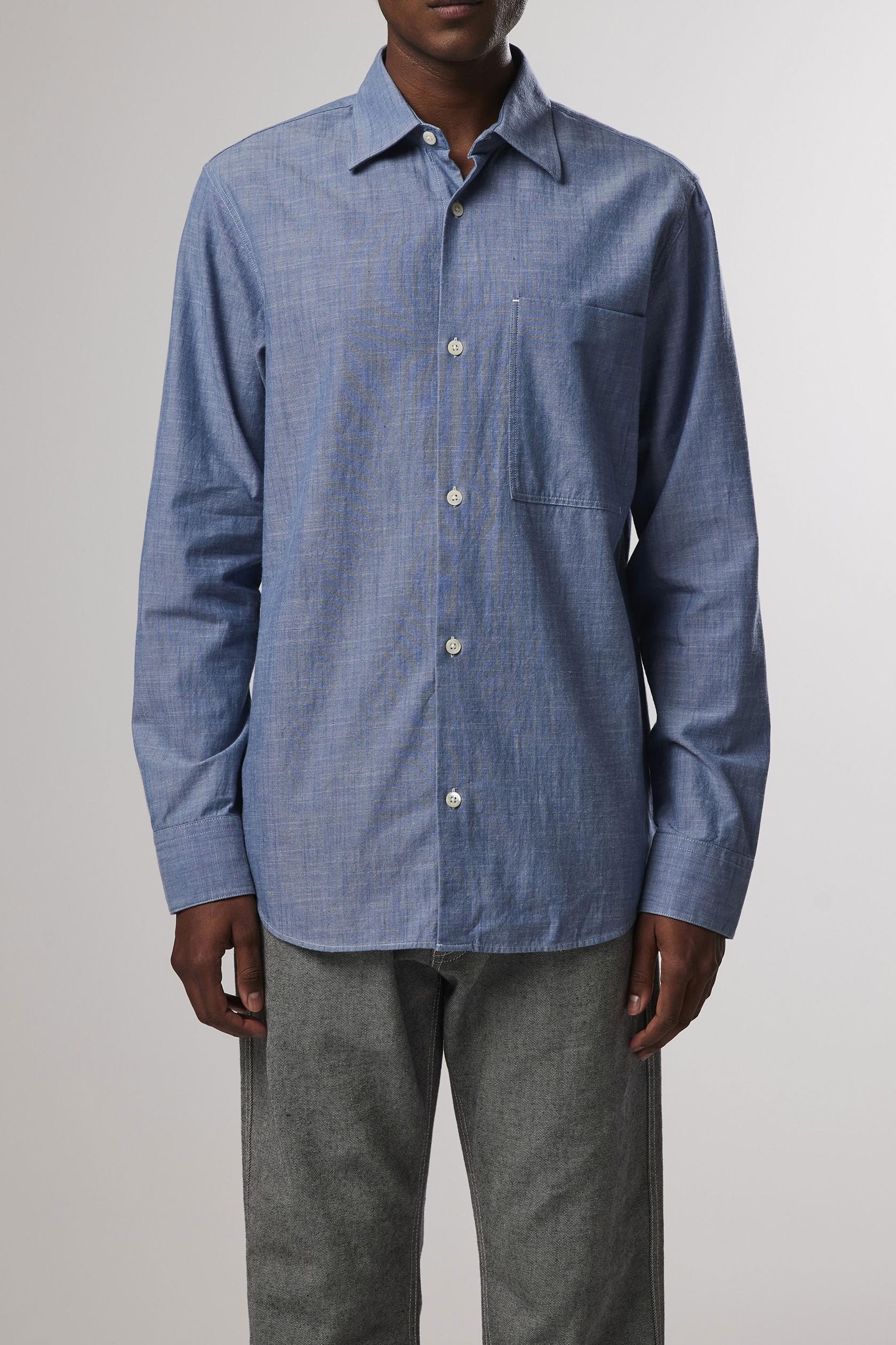 NN.07 Iggy 5230 Casual Shirts — Slim Fit Maat: S | Casual Overhemden Outlet | Heren | Blauw