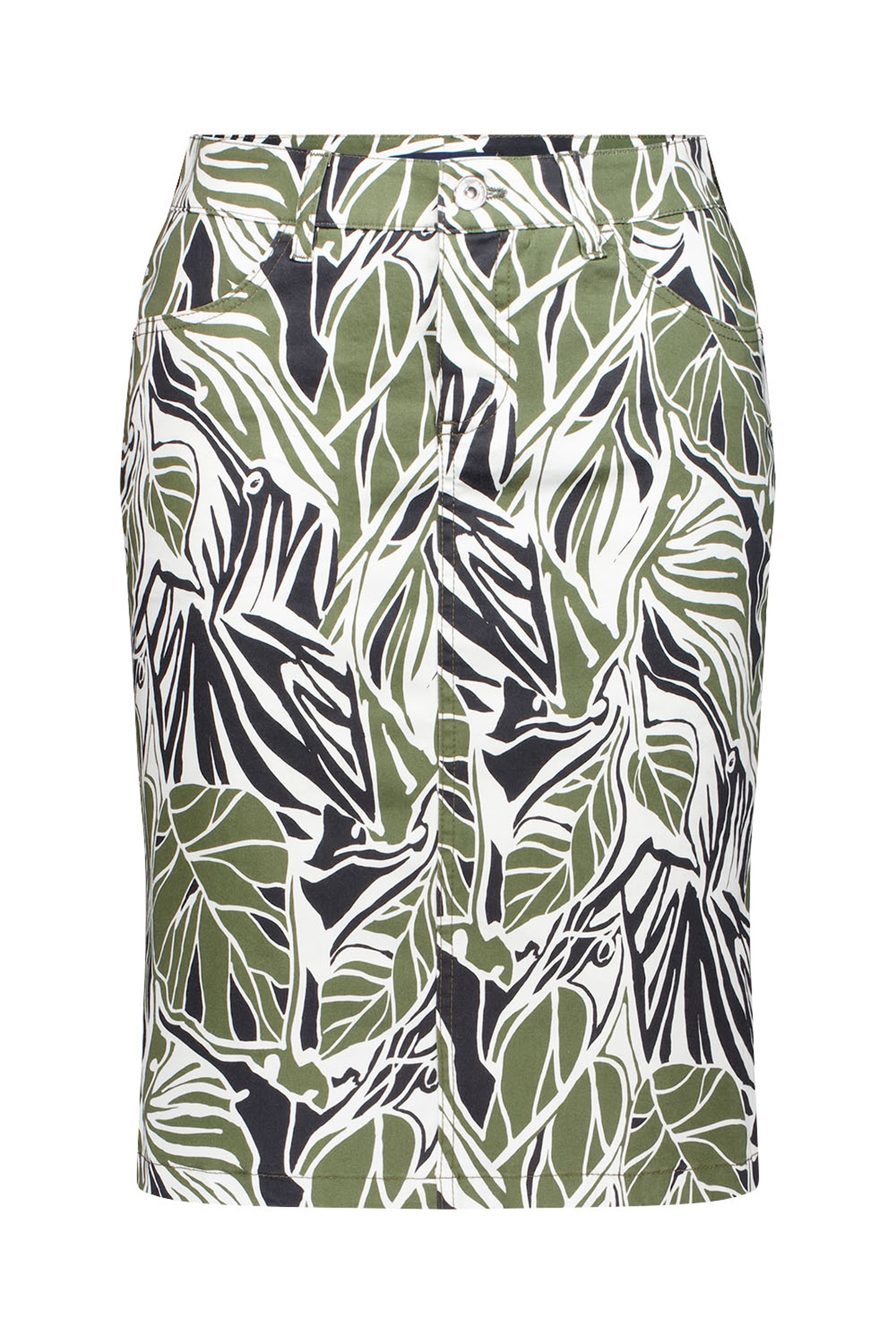 Atelier Gardeur Hedi550-645911 Khaki Maat: 34 | Mini Rokken Outlet | Dames | Bruin