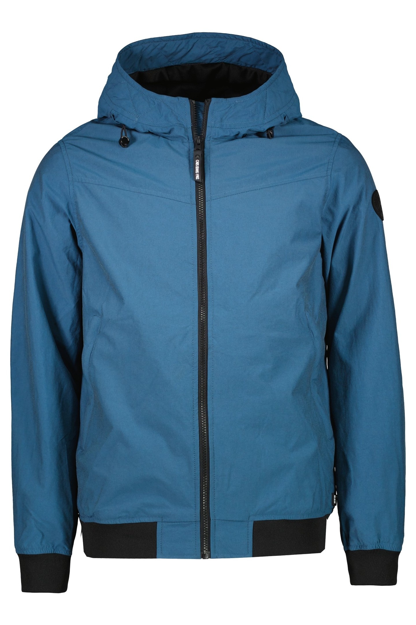 Cars Jeans Claydon Nylon Grey Blue Maat: M | Lichte Jassen Outlet | Heren | Blauw