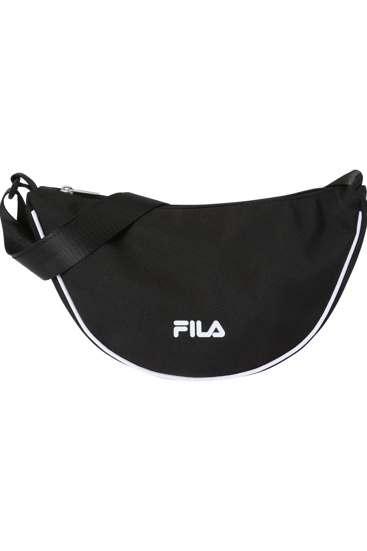 FILA Nocchi Logo Half Moon Bag Black Maat: OS | Crossbodytassen Outlet | Unisex | Zwart