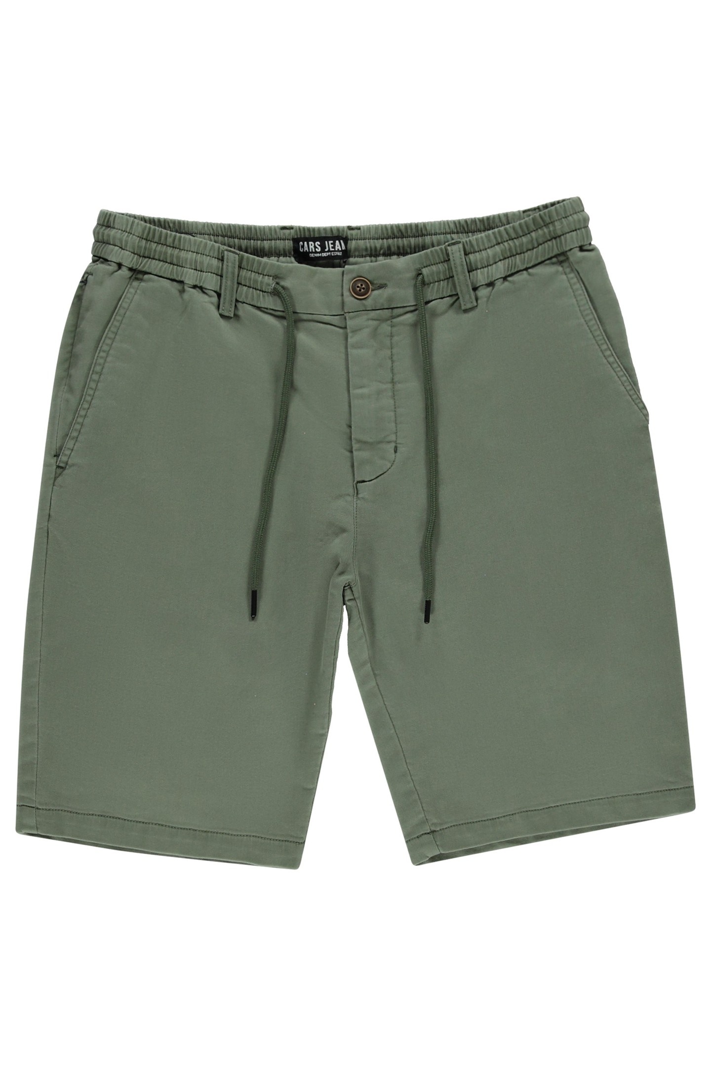 Cars Jeans Corsar Short Army Maat: M | Korte Broeken Outlet | Heren | Groen