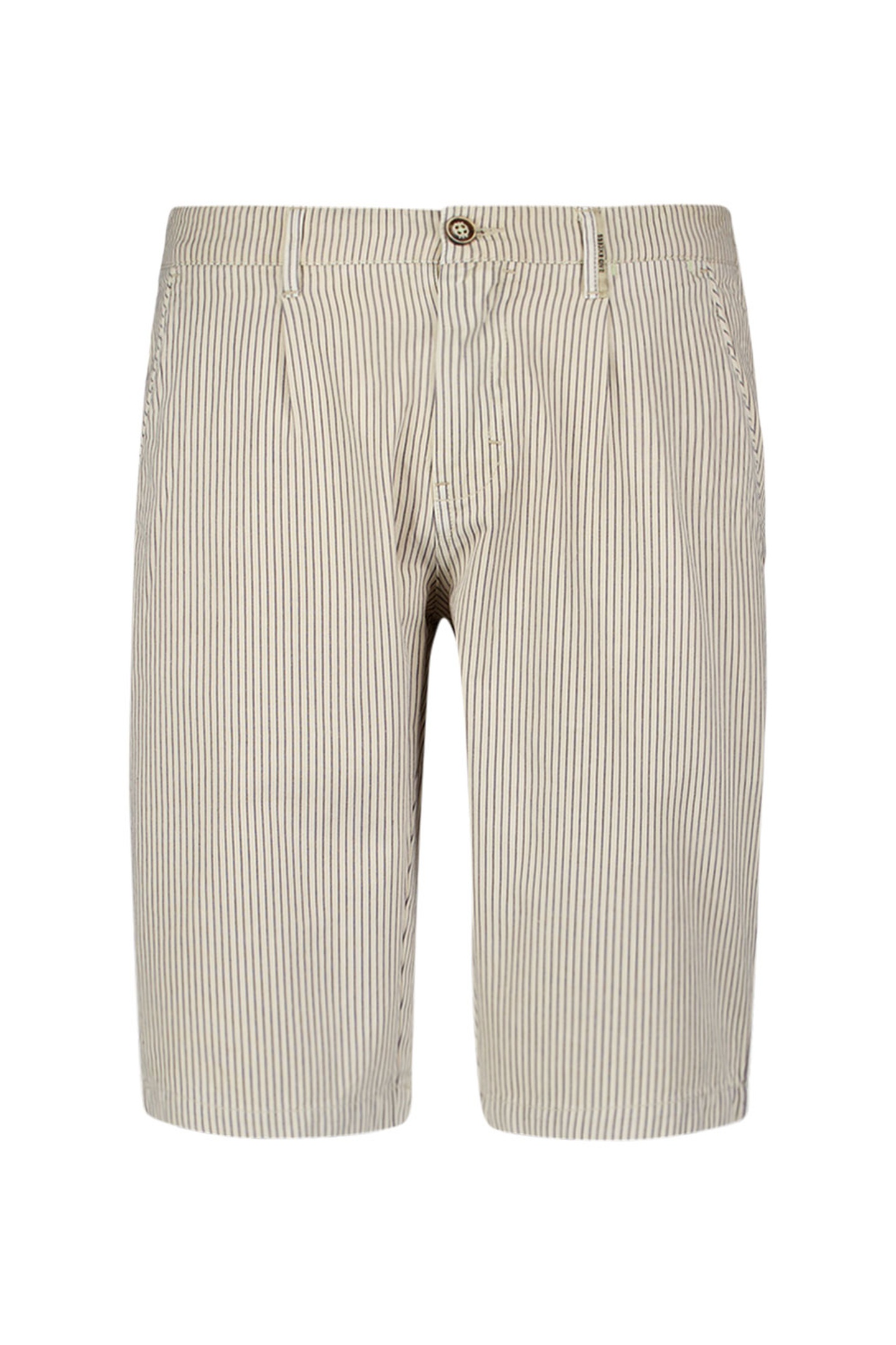 No Excess Short Chino Garment Dyed Allover Printed Stripes Cement Talla: W36 | Pantalones Cortos Outlet | Hombre