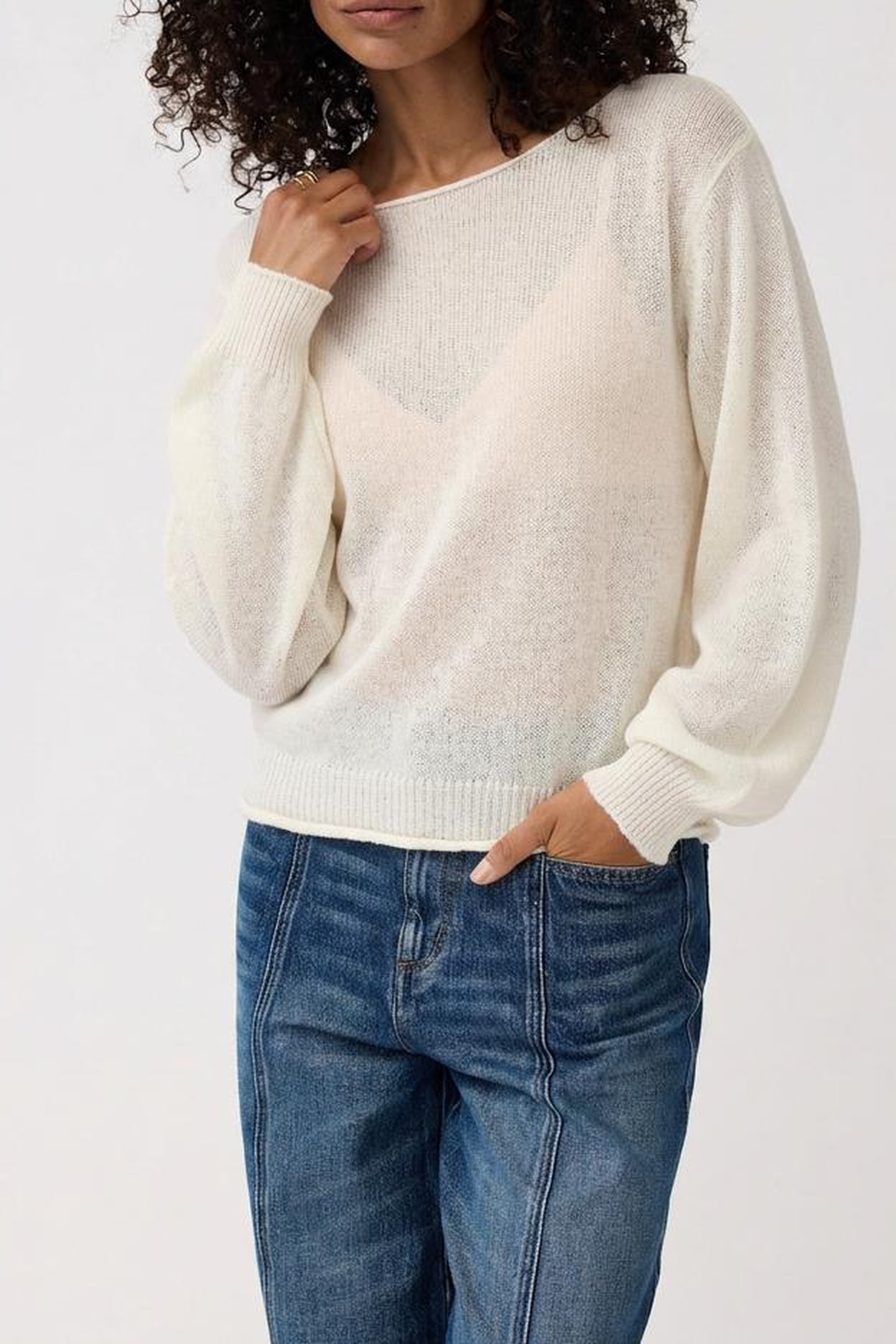 Alchemist Sweater Lupin Ecru Maat: S | Sweaters Outlet | Dames | Ecru