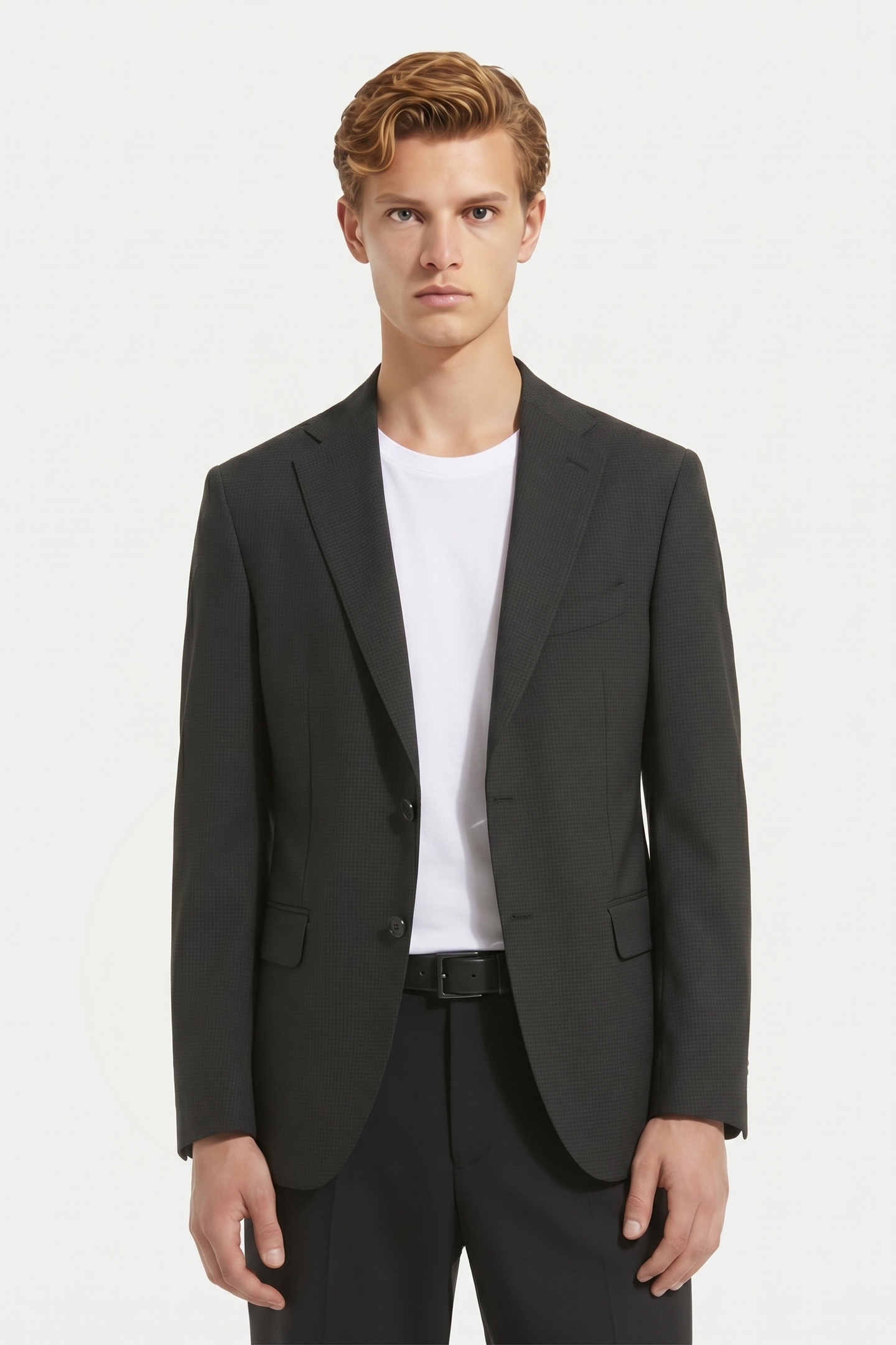 Brooks Brothers Wool Jacket Dark Grey Maat: 38 | Colberts Outlet | Heren | Zwart