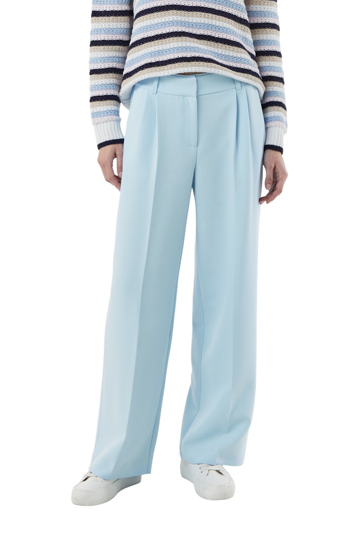 Comma Pants Light Blue Maat: 34 | Pantalons Outlet | Dames | Blauw