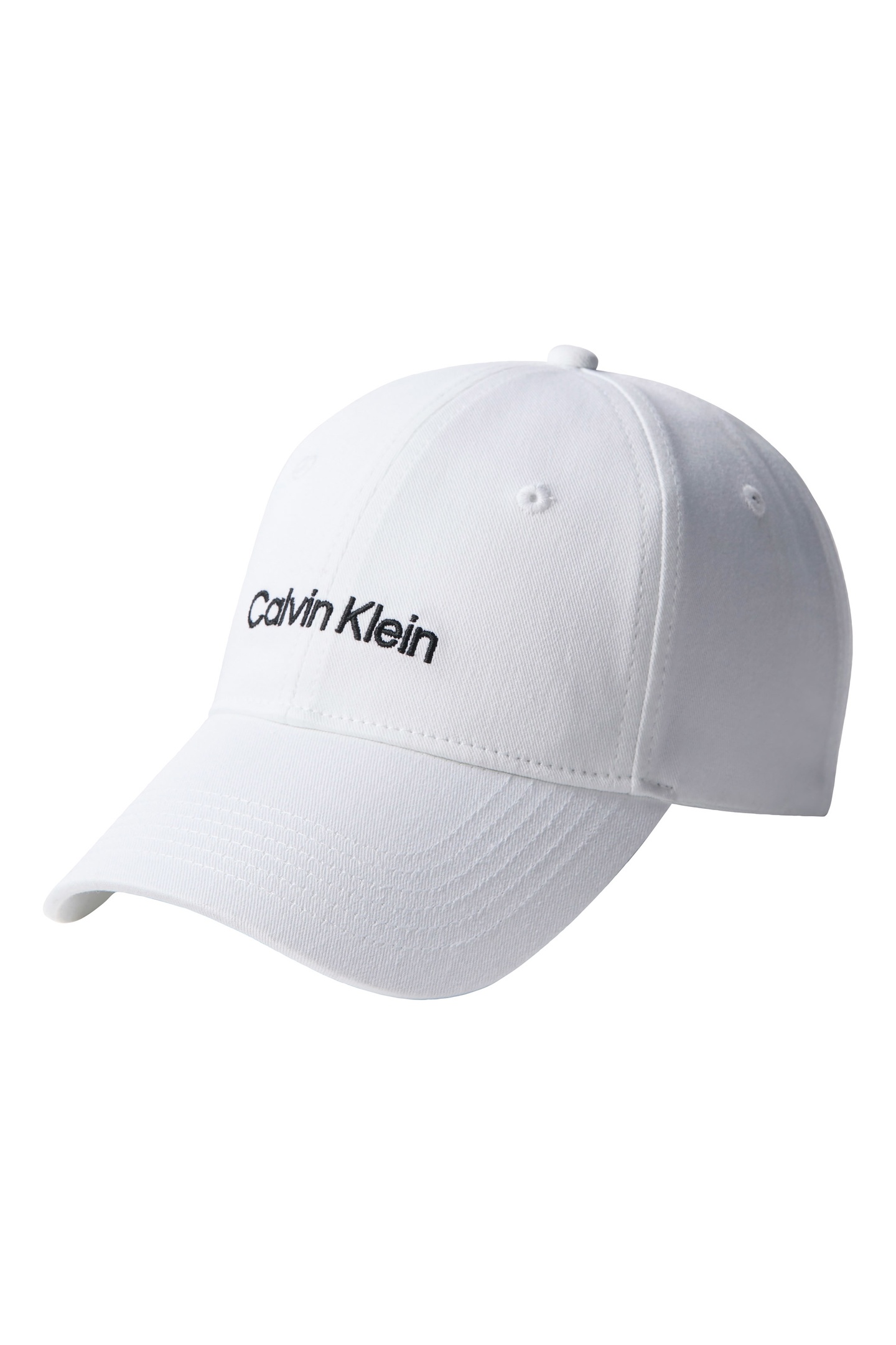 Calvin Klein Logo Embroidery Baseball Cap Bright White Maat: OS | Hoeden Outlet | Dames | Wit