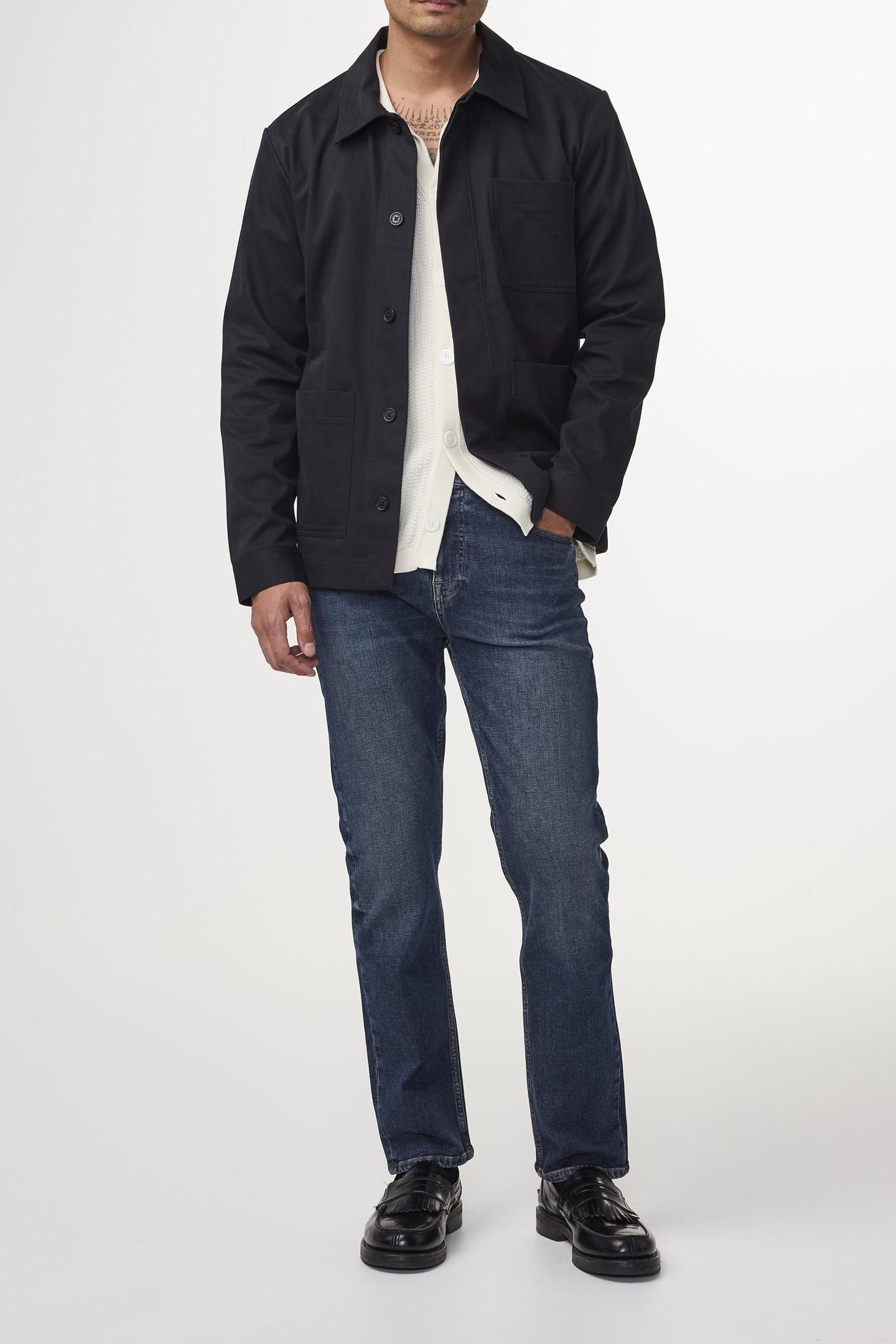 NN.07 Nn07 Johnny 1839 Men's Straight Fit Long Jeans Blue Denim Maat: W36L34 | Straight Jeans Outlet | Heren | Blauw